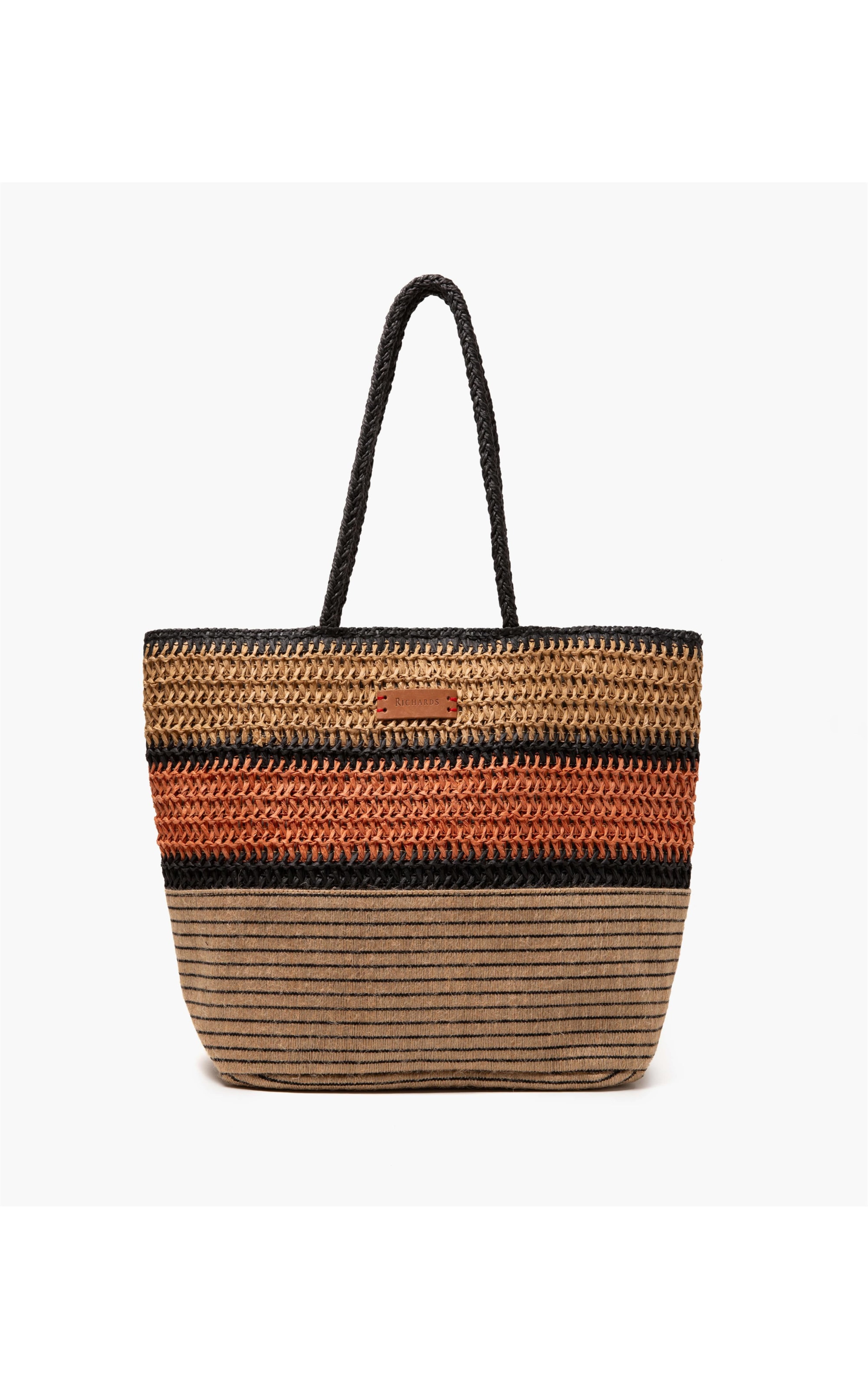 Bolsa Palha Tricolor  Vermelho
