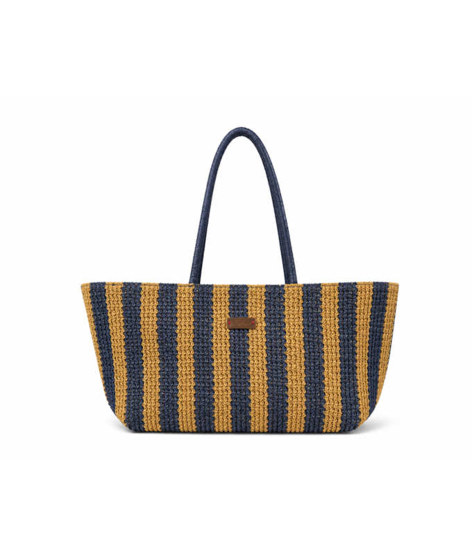 Bolsa Shopping Bag Nivinia Azul Marinho