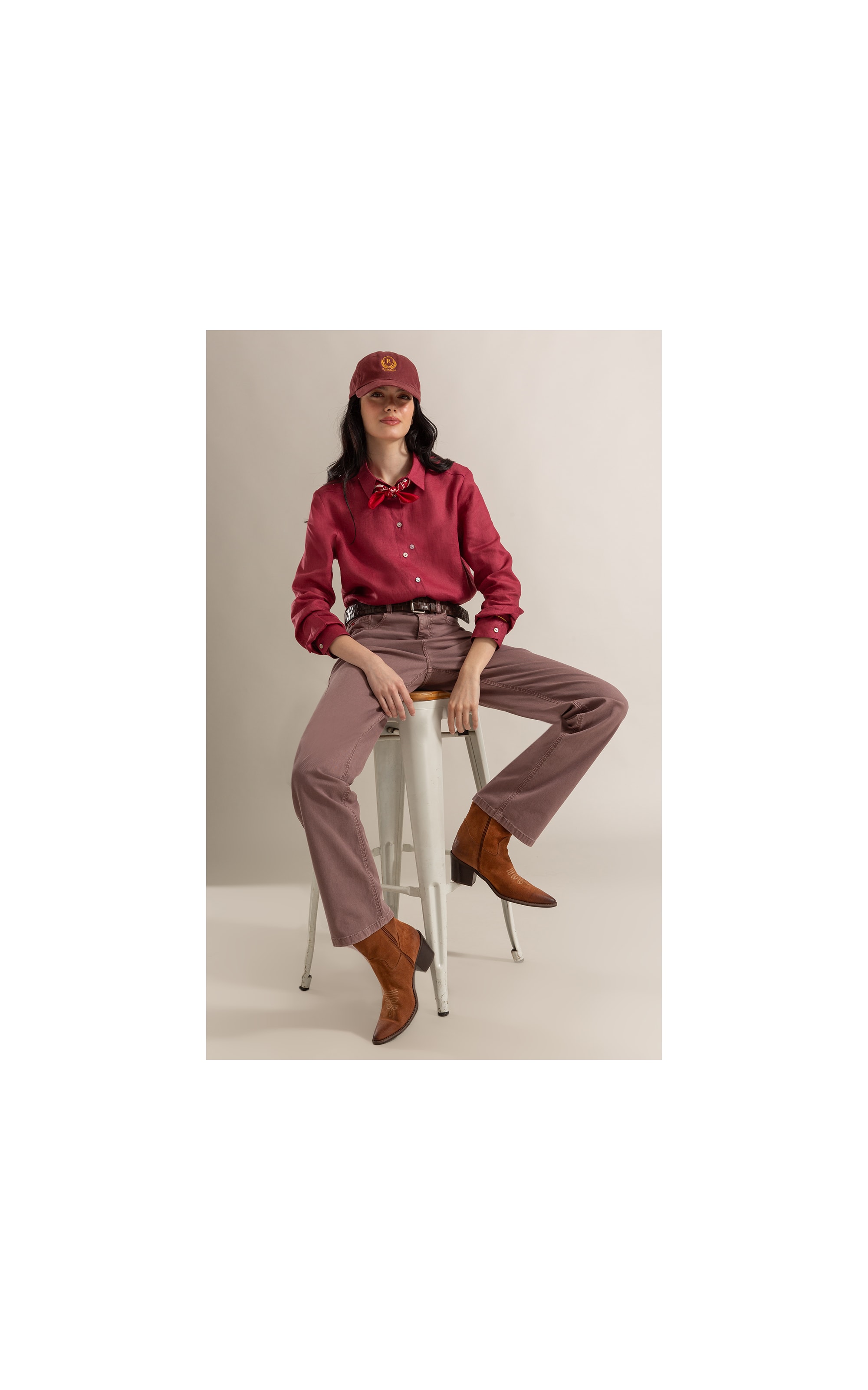 Bota Anne Rch Camel