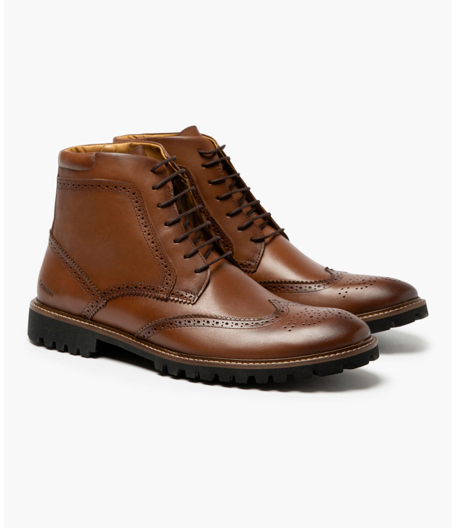 Bota Brogue Caramelo