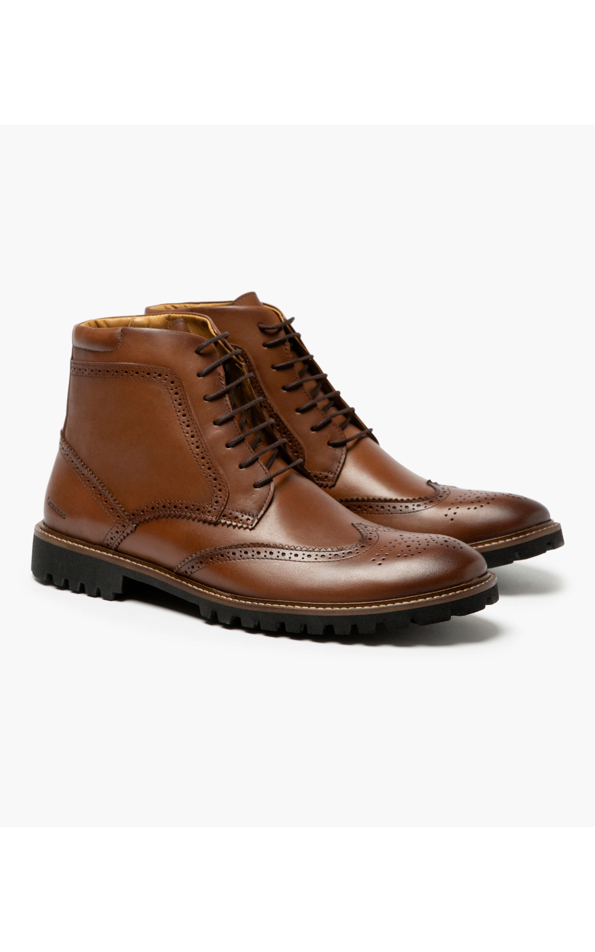 Bota Brogue Caramelo