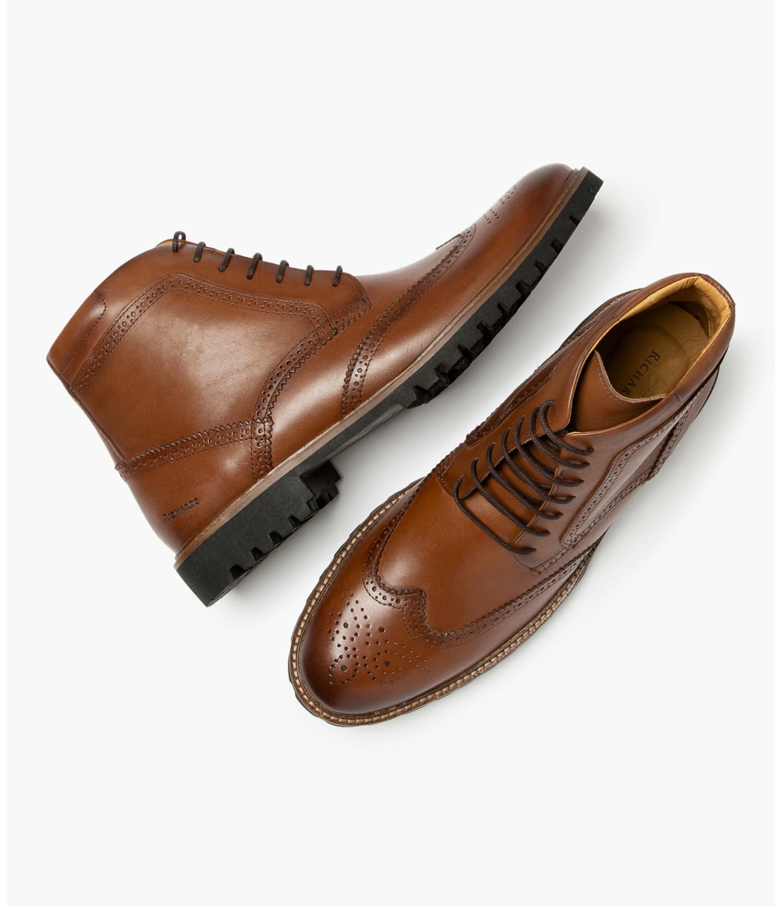 Bota Brogue Caramelo