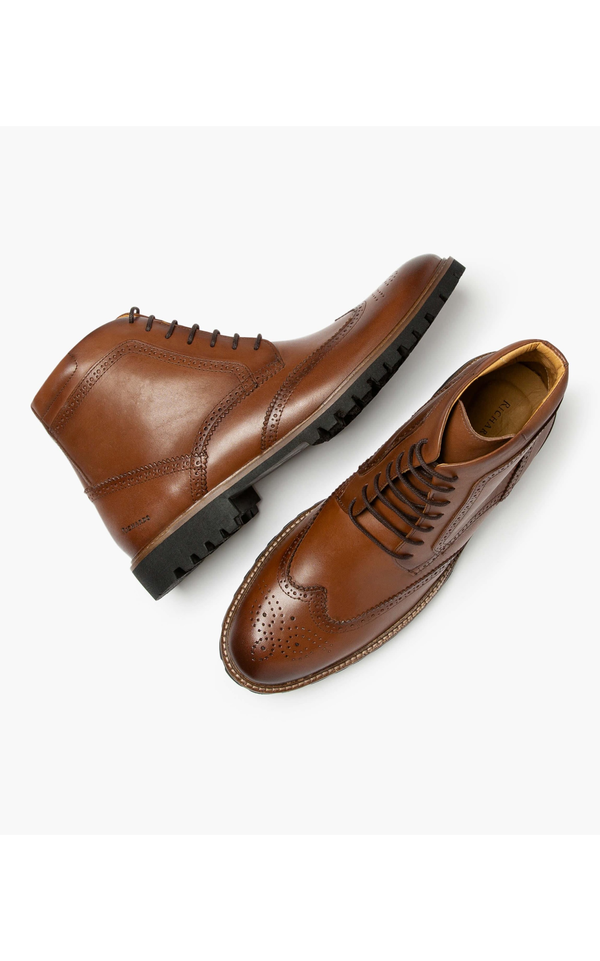 Bota Brogue Caramelo