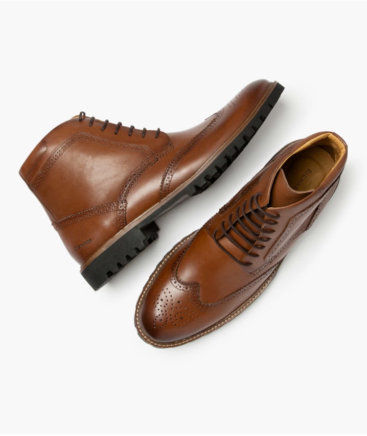 Bota Brogue Caramelo