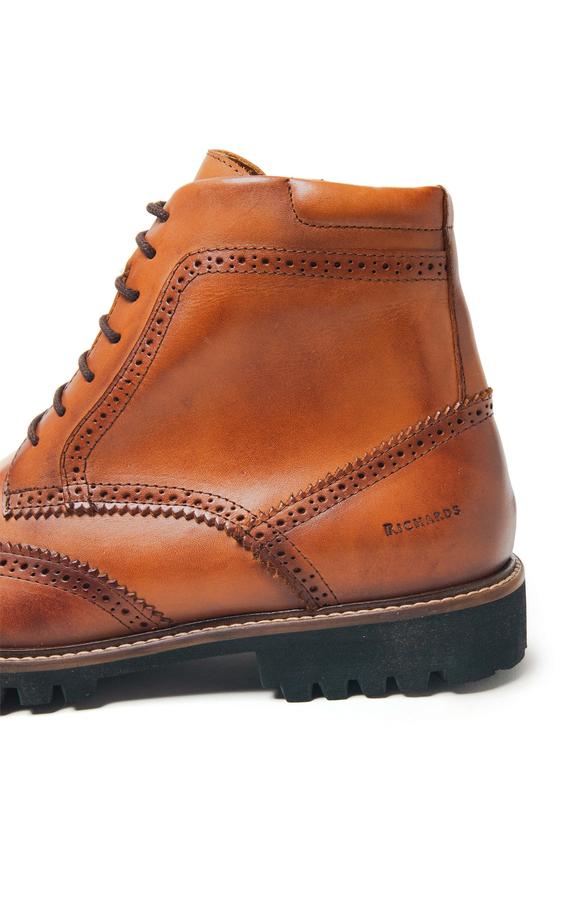 Bota Brogue Caramelo