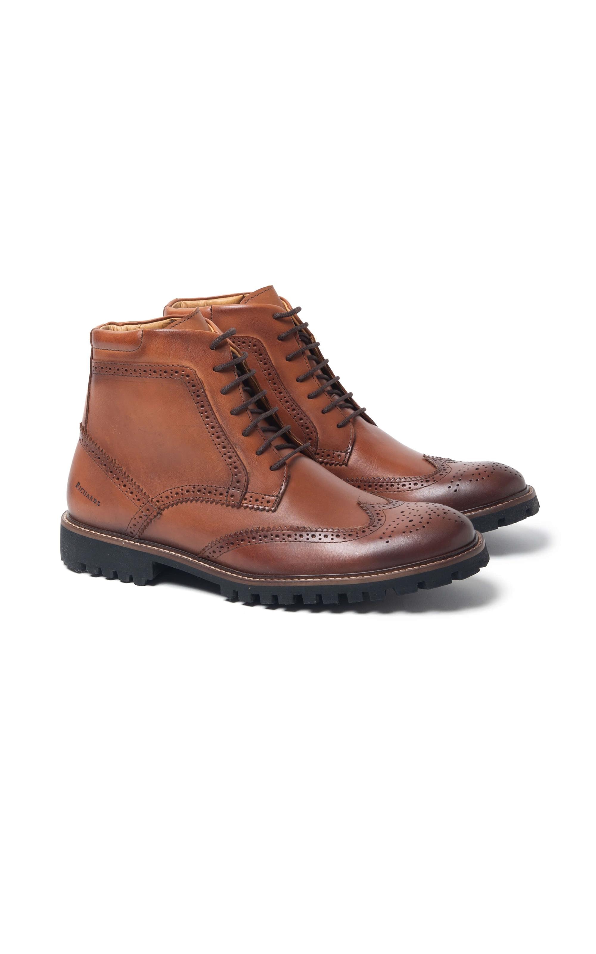 Bota Brogue Caramelo