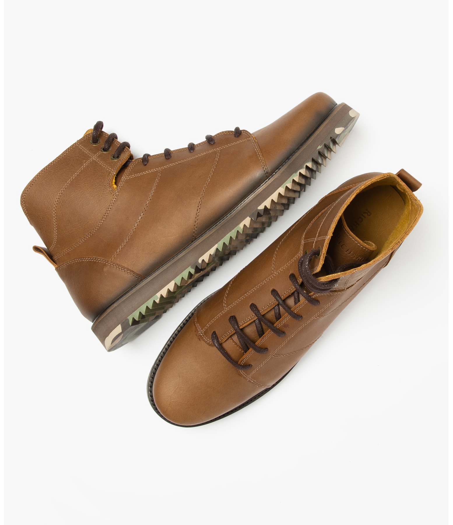 Bota Casual Cano Alto Rch Marrom