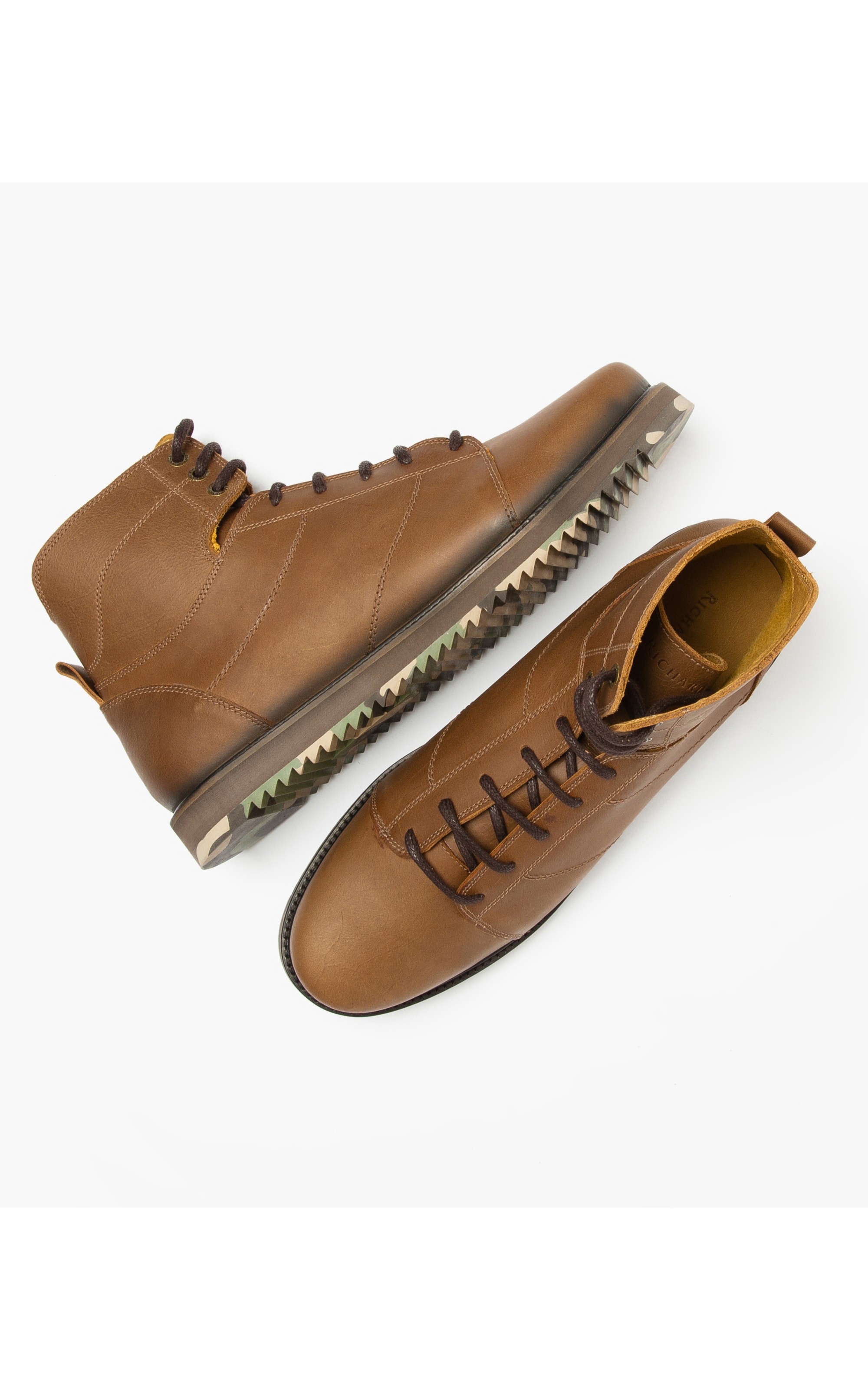 Bota Casual Cano Alto Rch Marrom