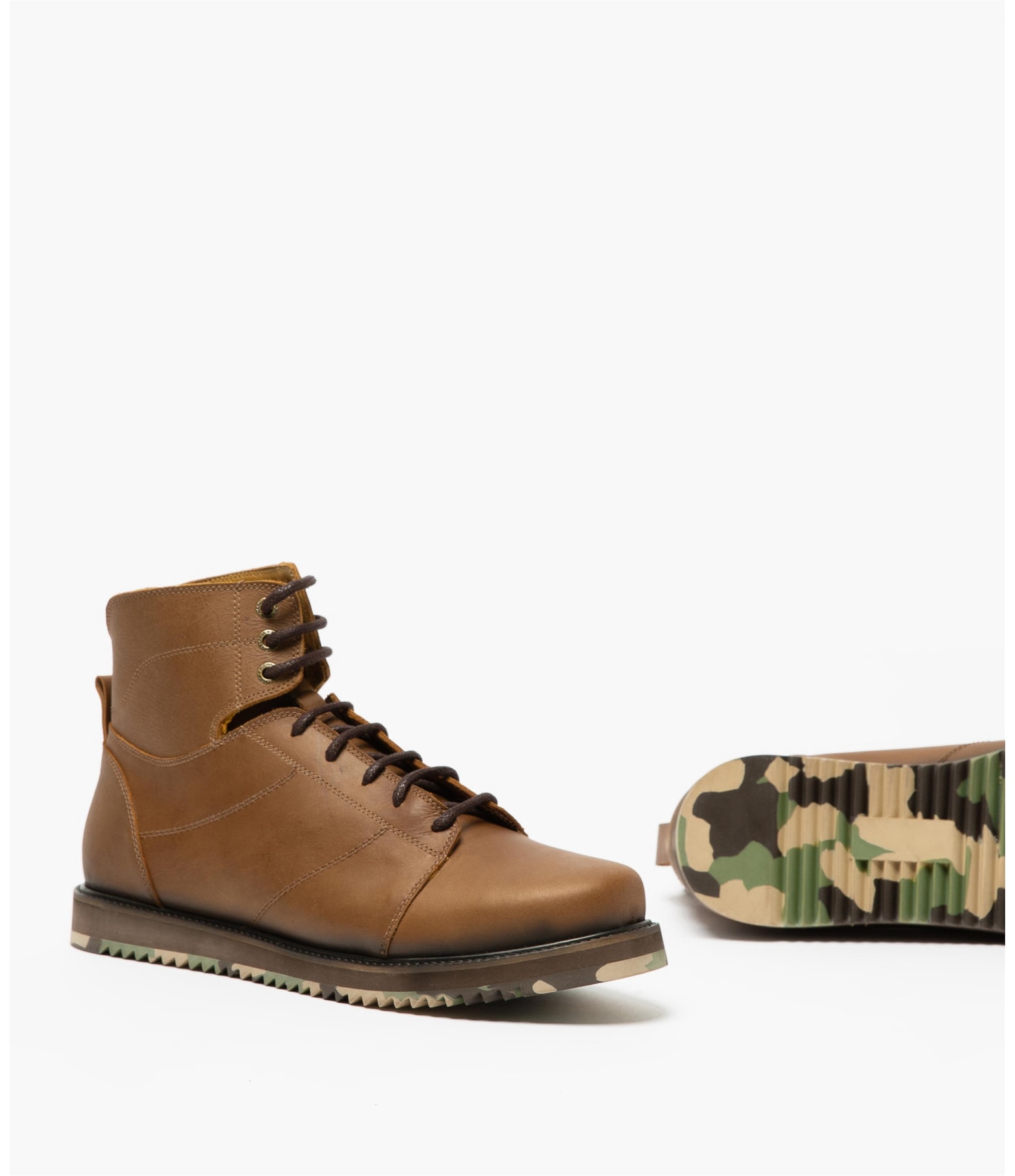 Bota Casual Cano Alto Rch Marrom
