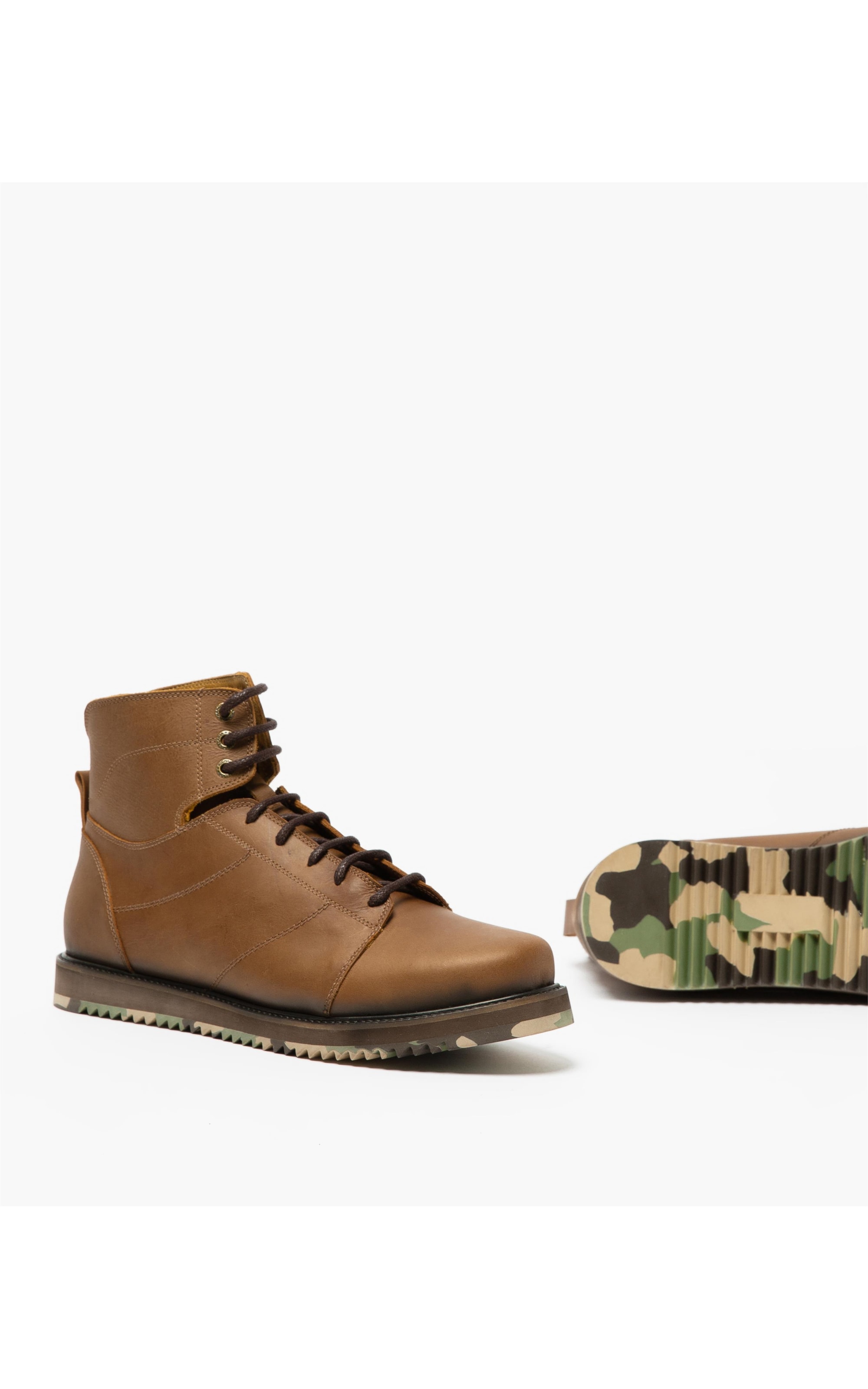 Bota Casual Cano Alto Rch Marrom