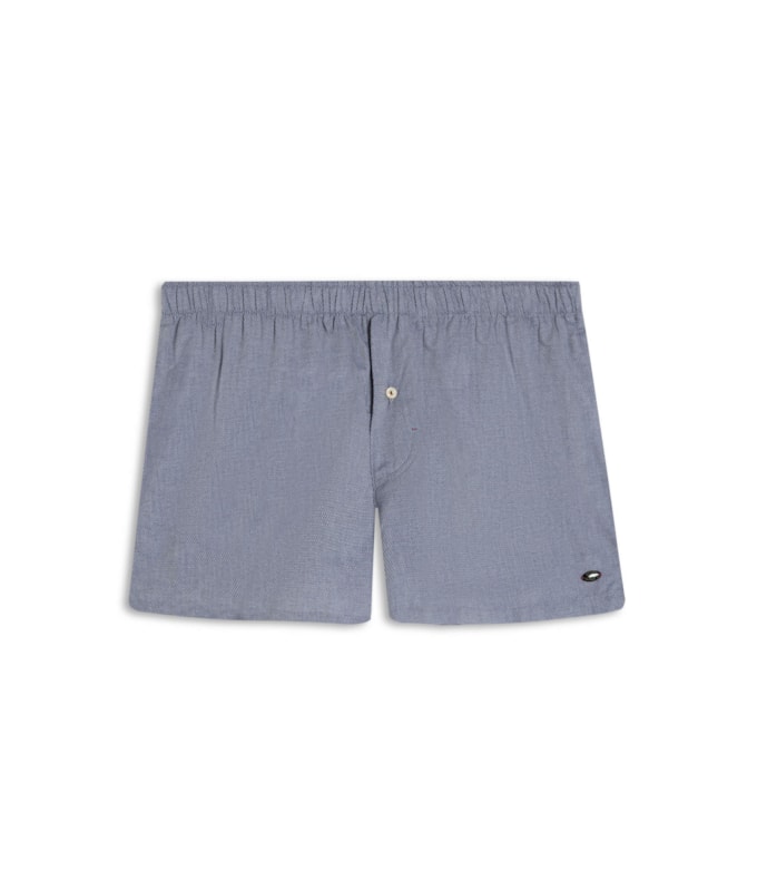 Boxer Acri Algodão Azul Jeans