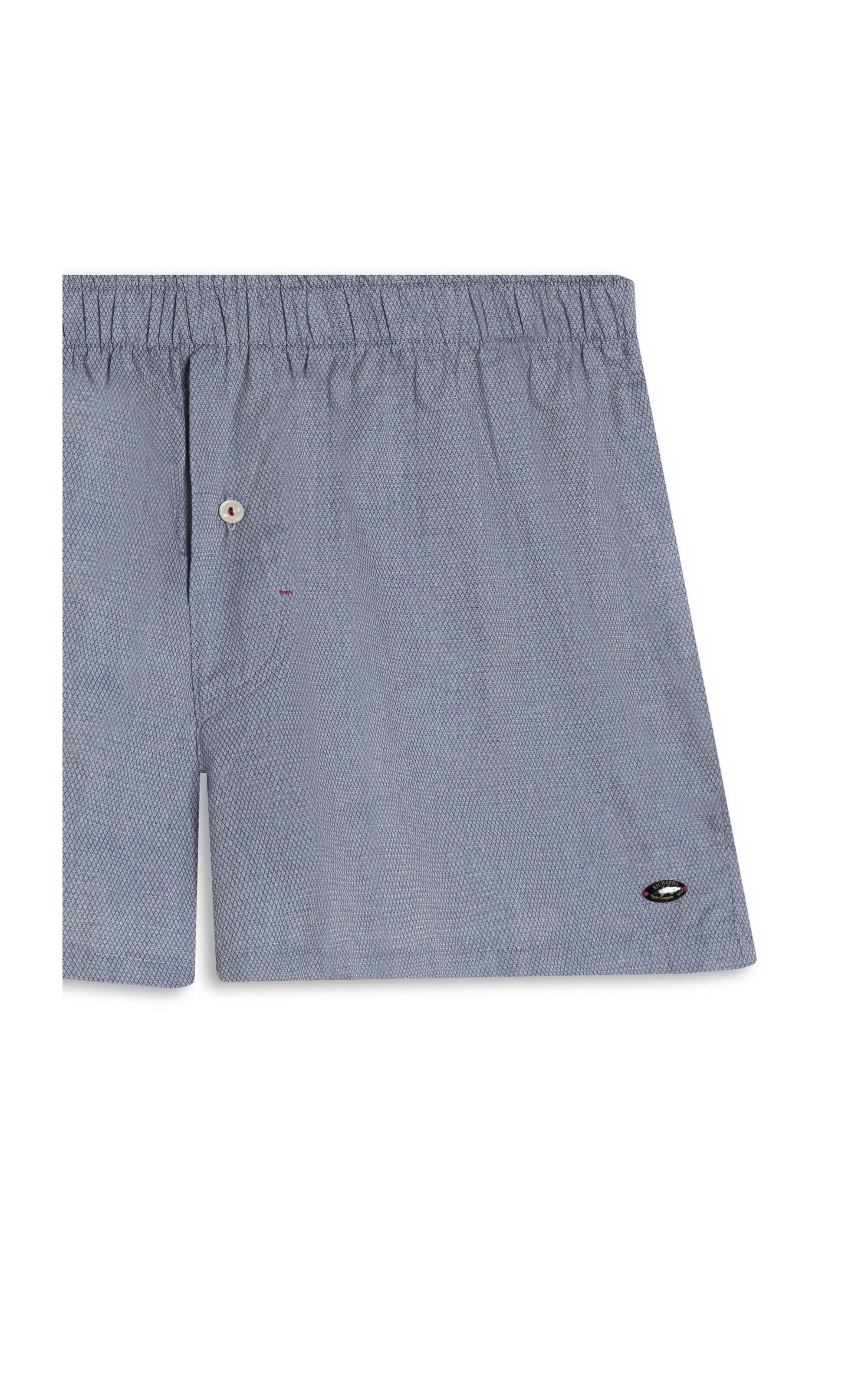 Boxer Acri Algodão Azul Jeans