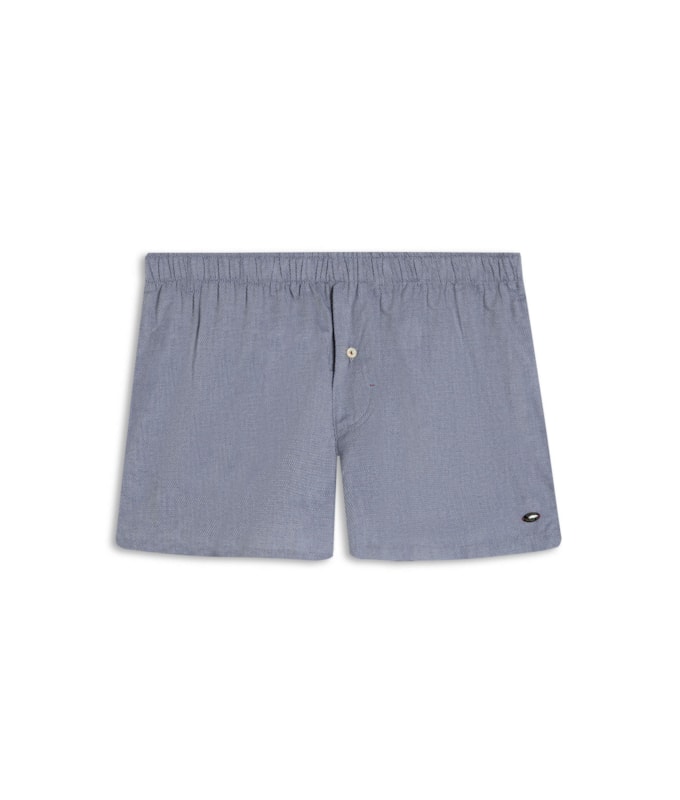 Boxer Acri Algodão Azul Jeans