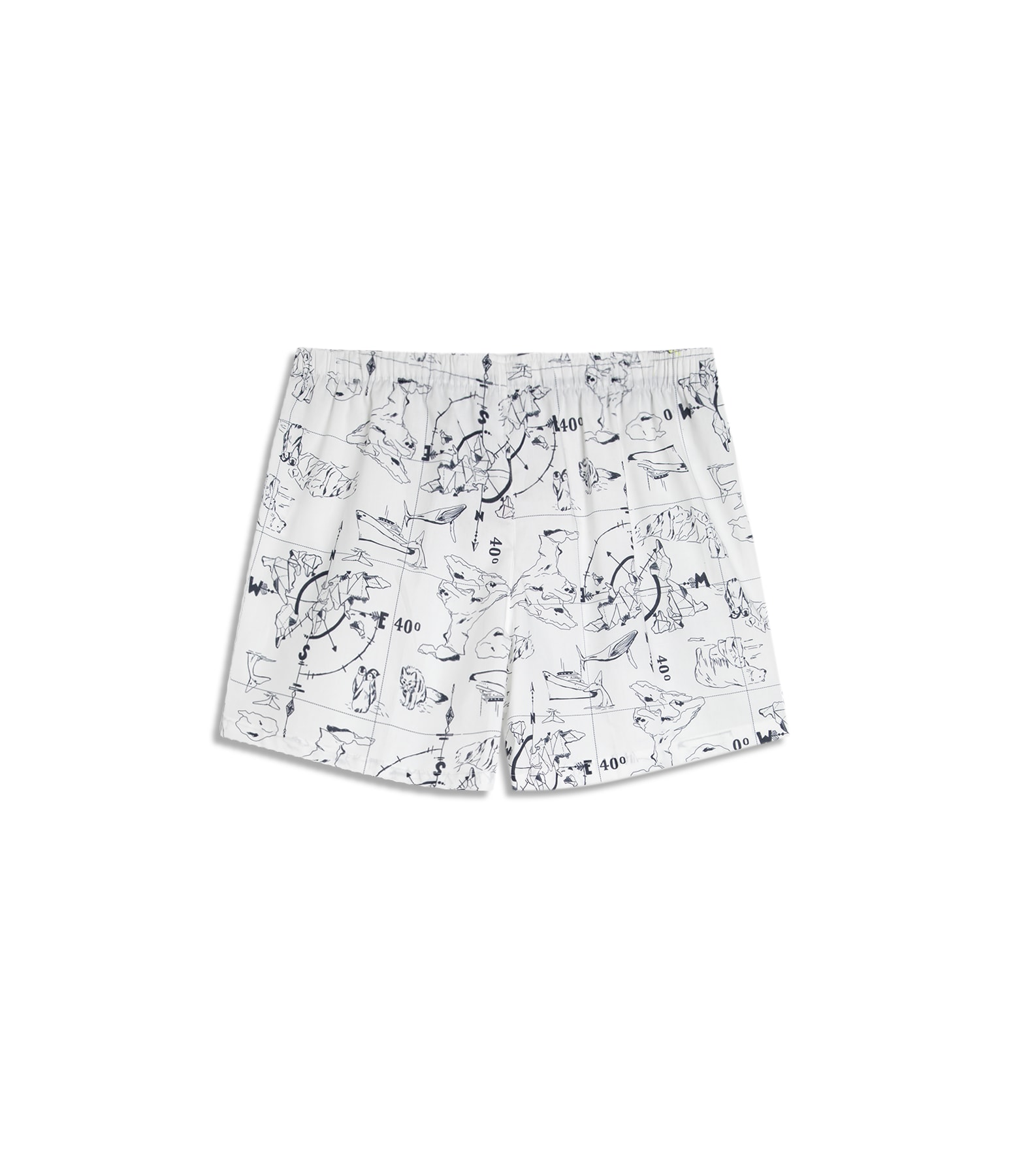 Boxer Algodao Boat Branco