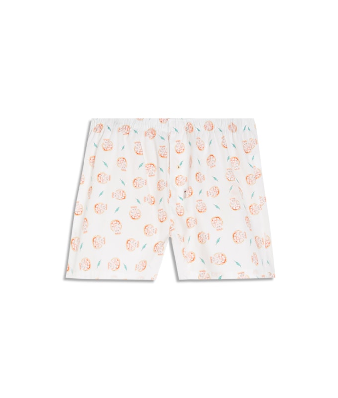 Boxer Algodao Caprese Branco