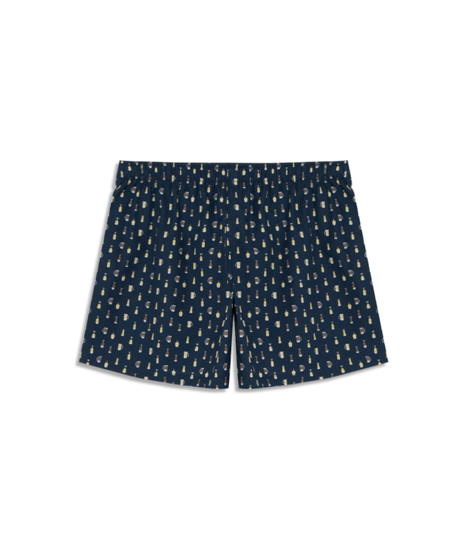 Boxer Algodao Chopp Marinho