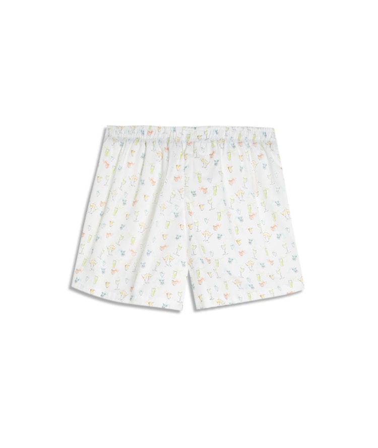Boxer Algodao Drink Branco