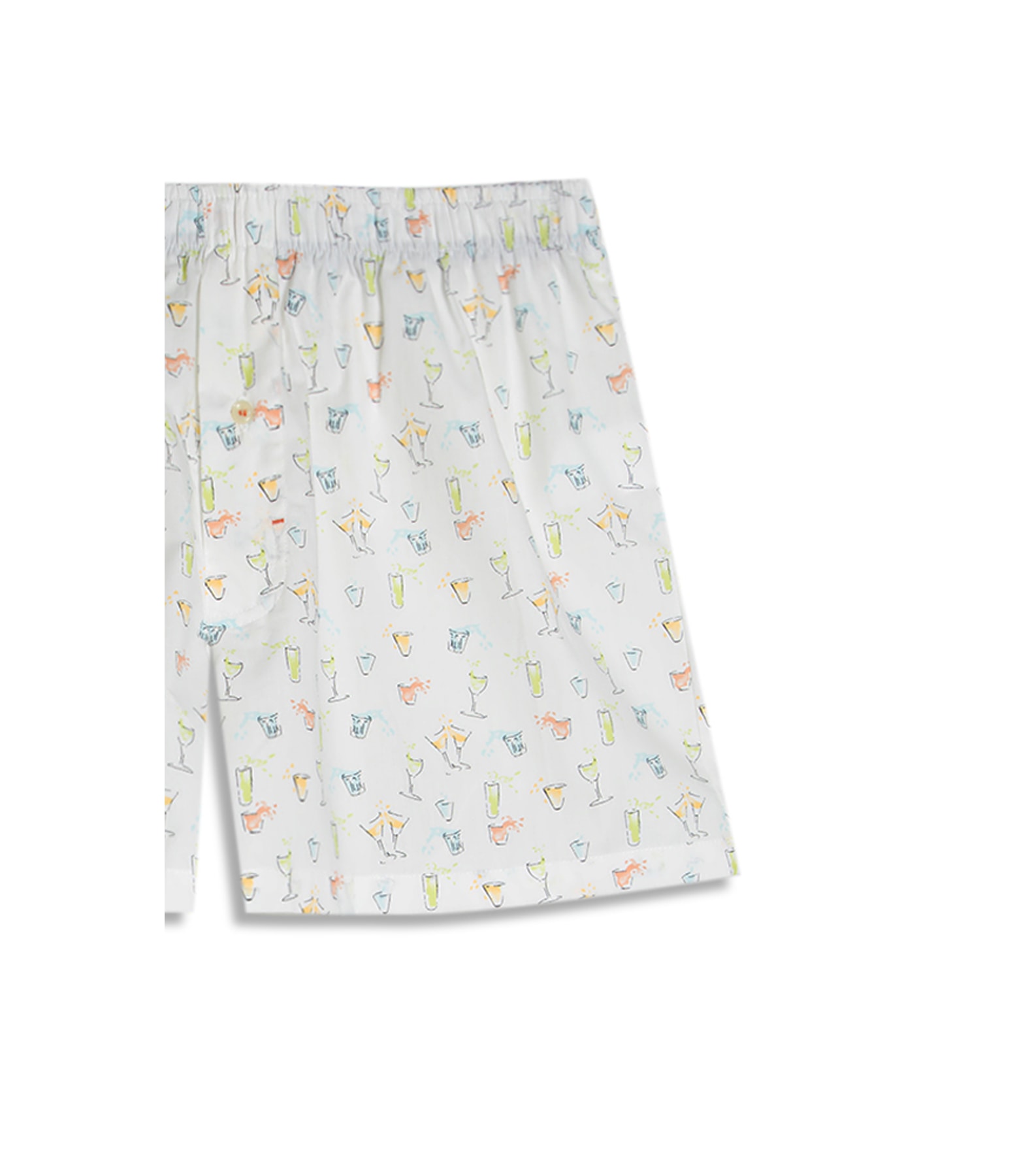 Boxer Algodao Drink Branco