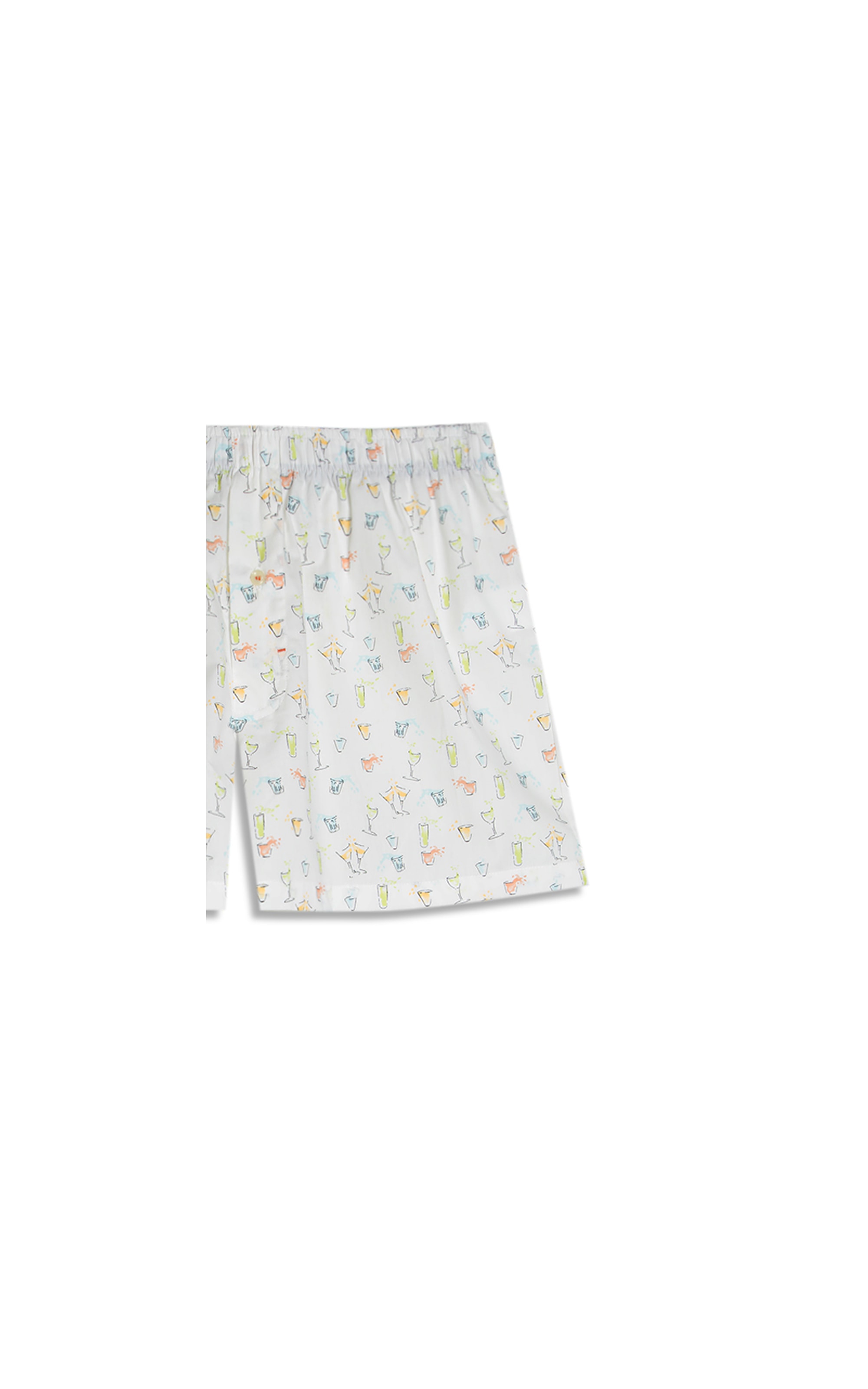 Boxer Algodao Drink Branco