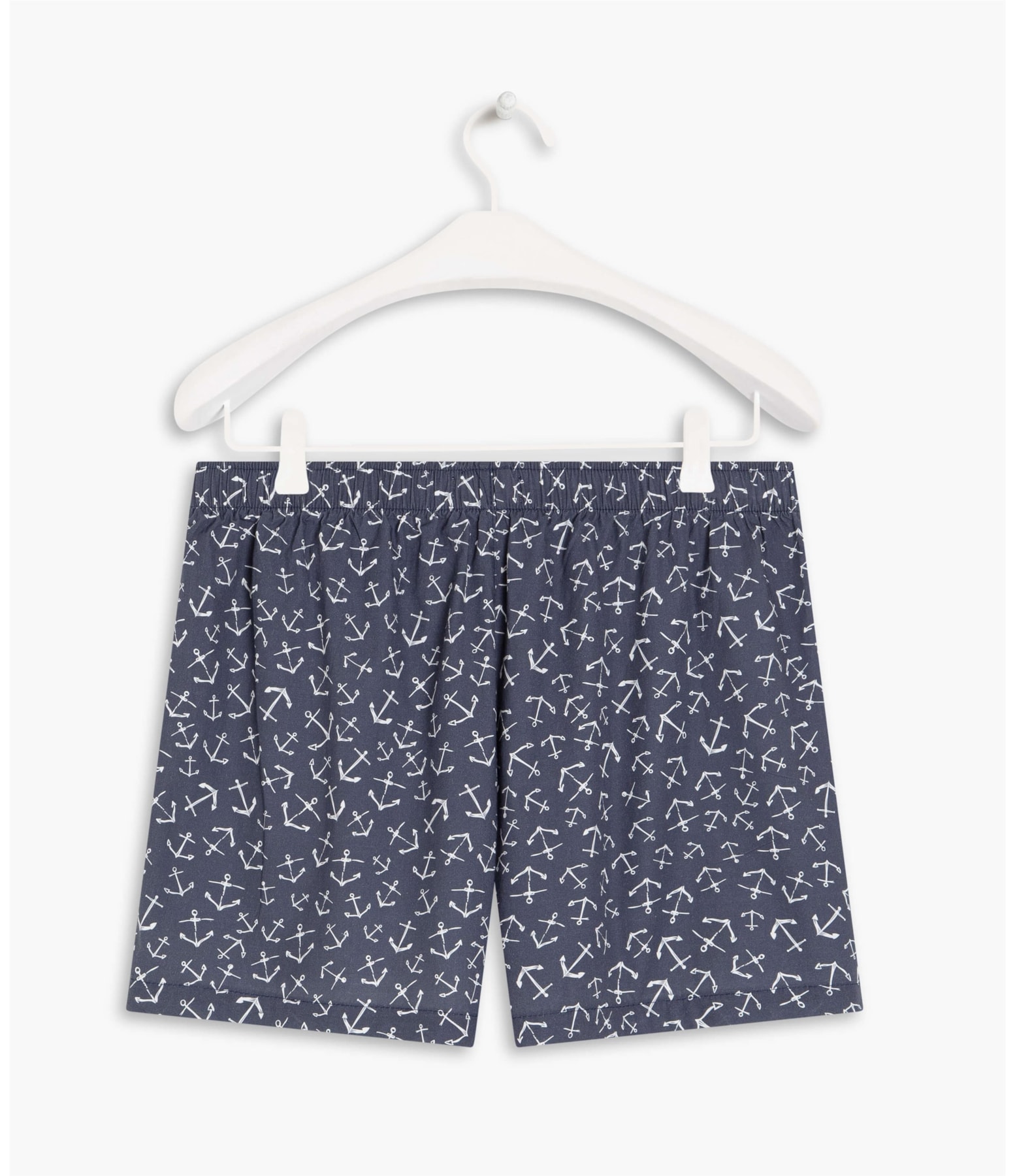 Boxer Algodão Est Ancoras Dark Navy