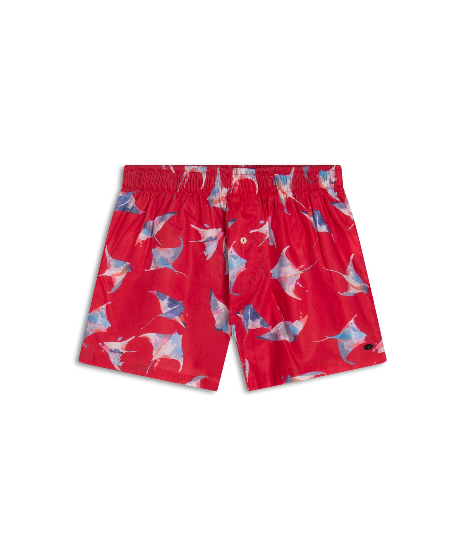 Boxer Algodão Est Arraia Cereja