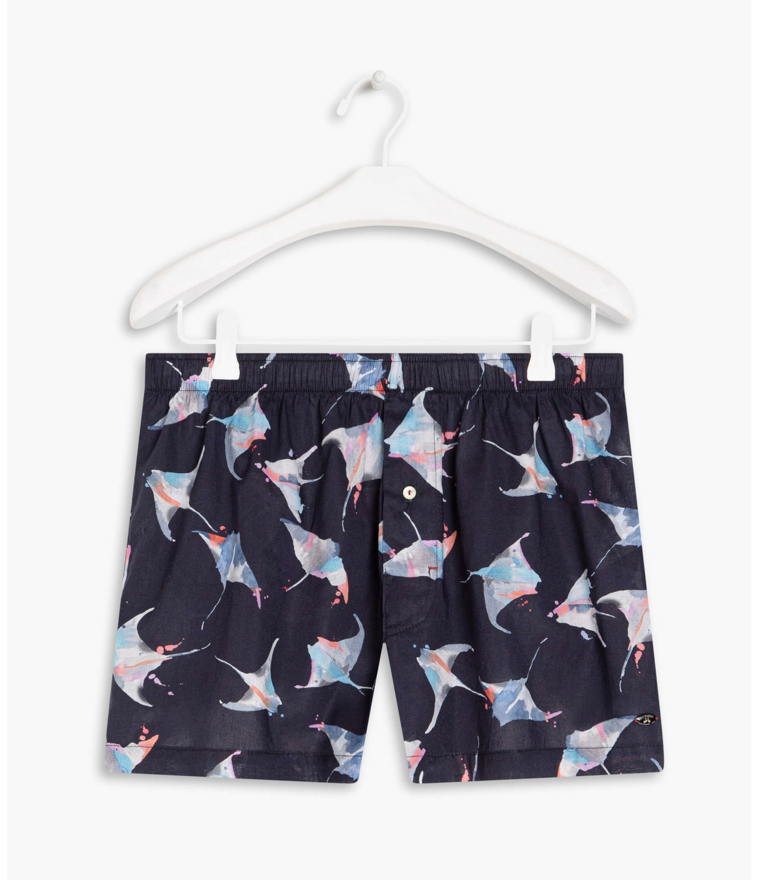 Boxer Algodão Est Arraia Dark Navy