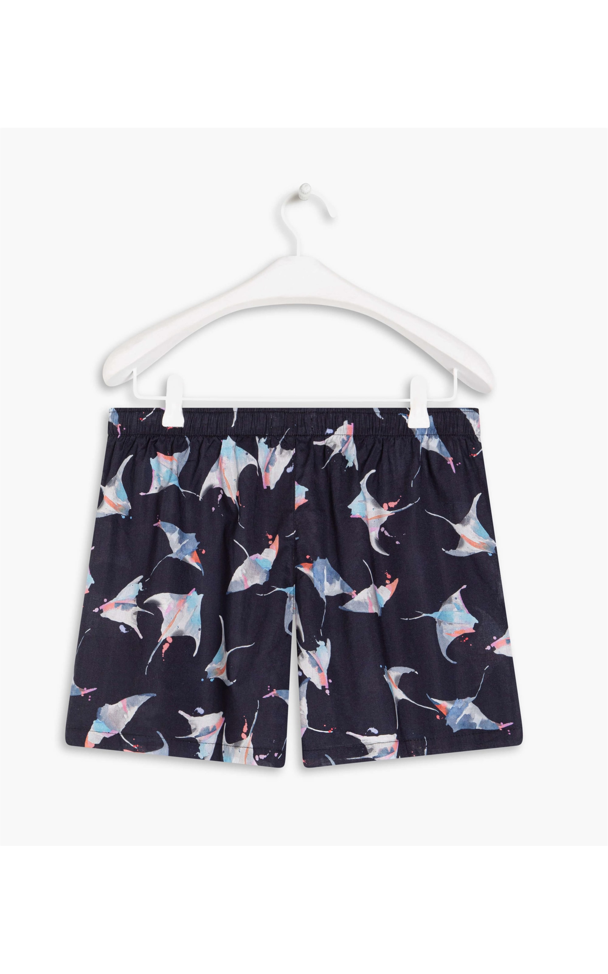Boxer Algodão Est Arraia Dark Navy