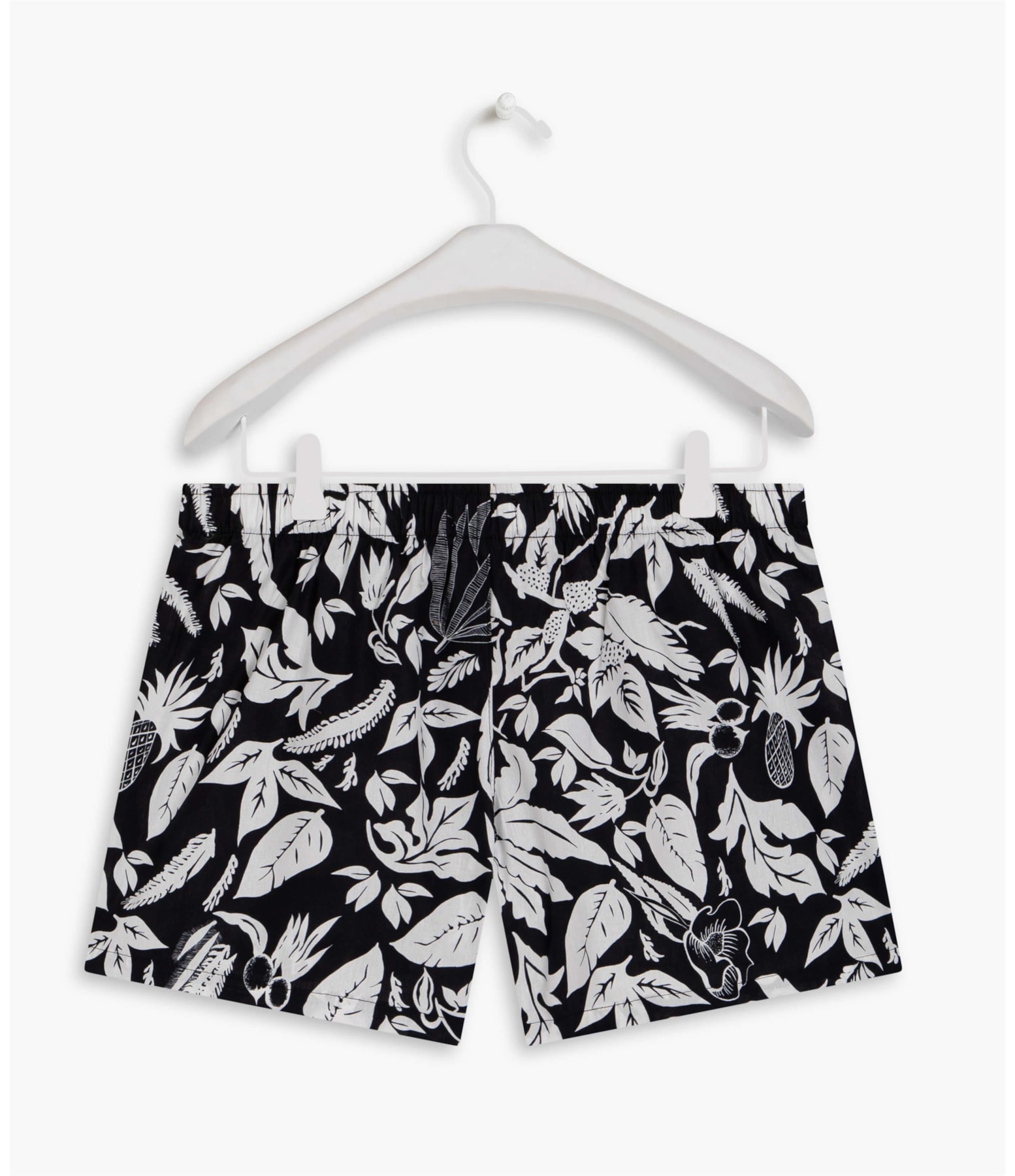 Boxer Algodão Est Hula Hula Preto