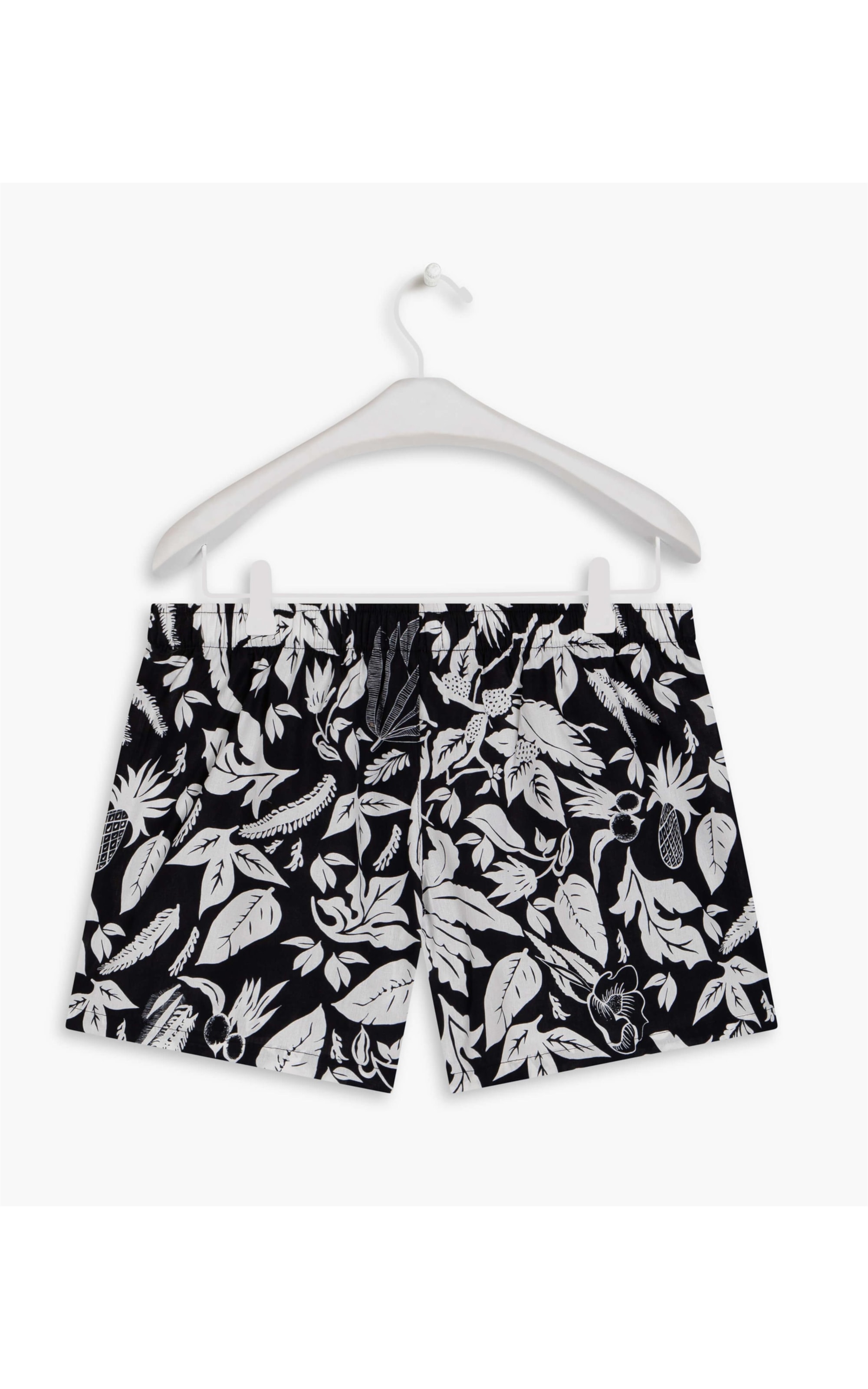 Boxer Algodão Est Hula Hula Preto