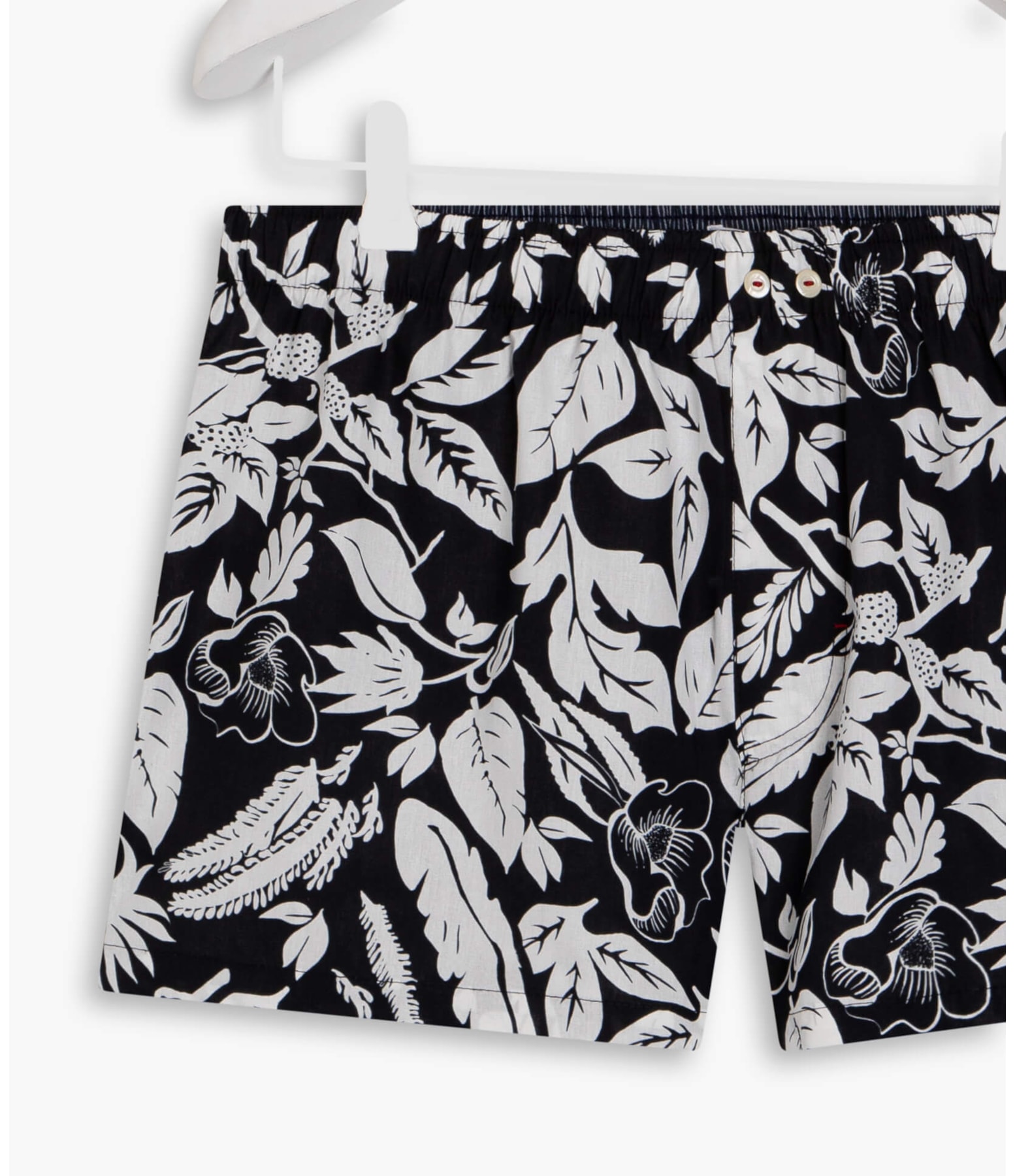 Boxer Algodão Est Hula Hula Preto