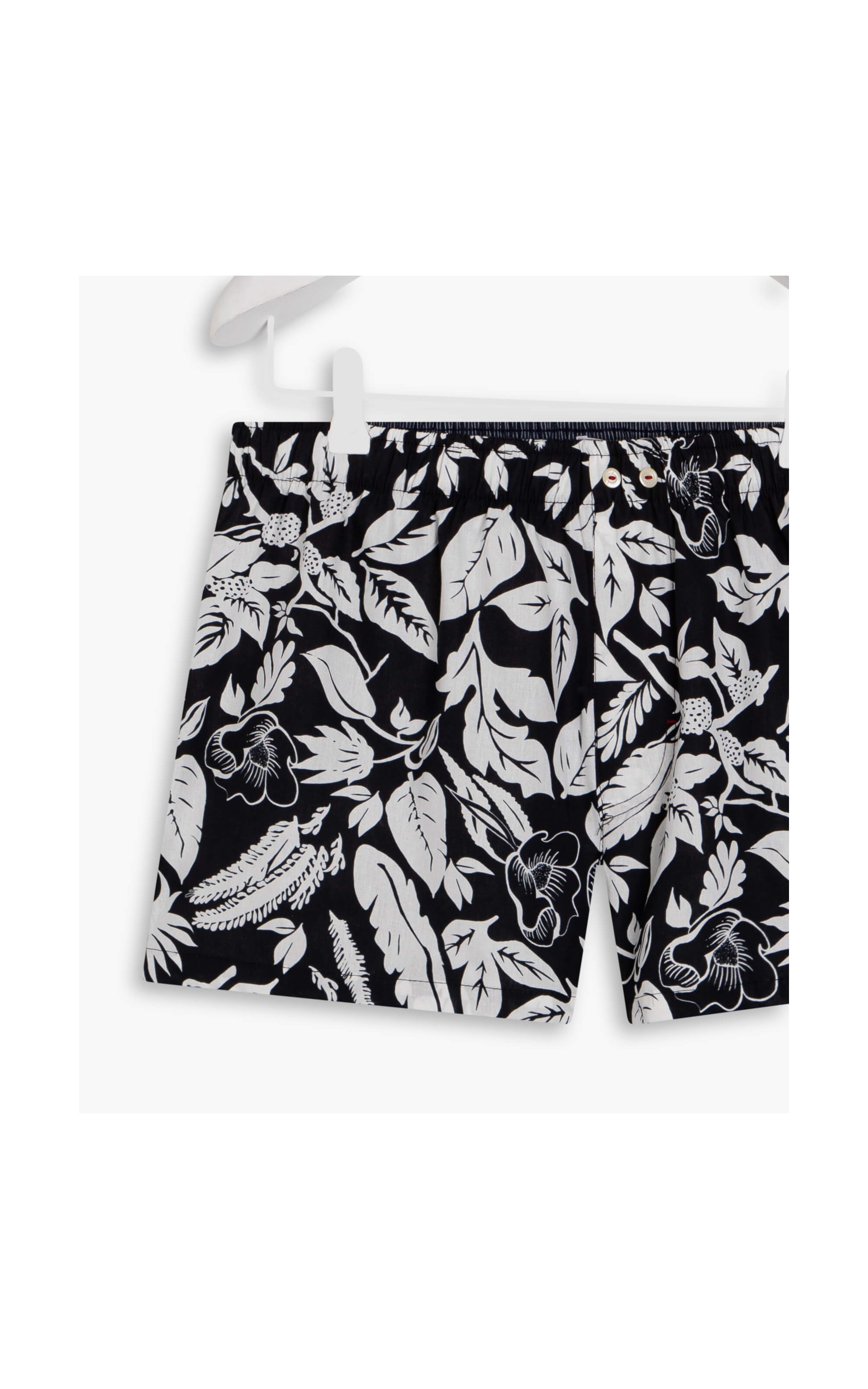 Boxer Algodão Est Hula Hula Preto