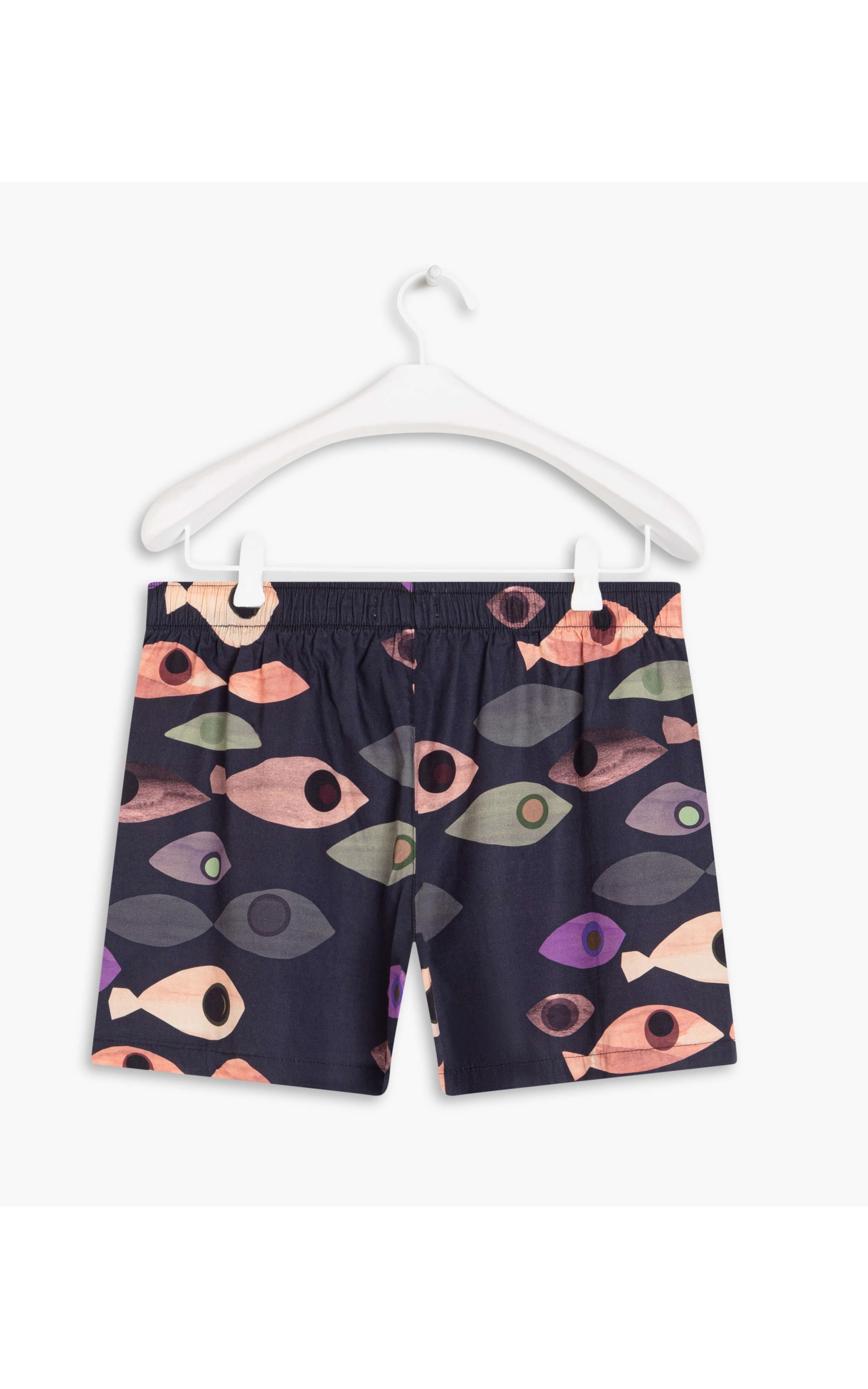 Boxer Algodão Est Peixes Dark Navy