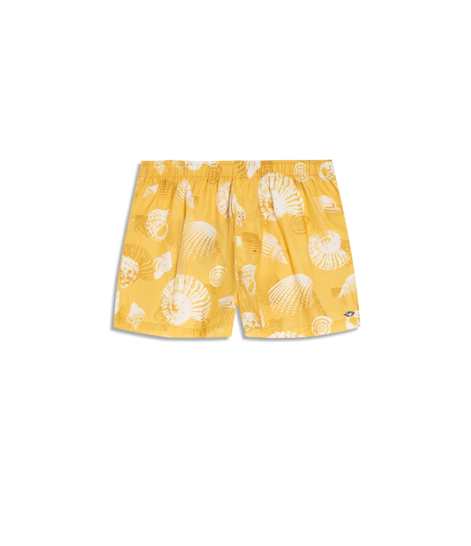 Boxer Algodão Est Shell Amarelo