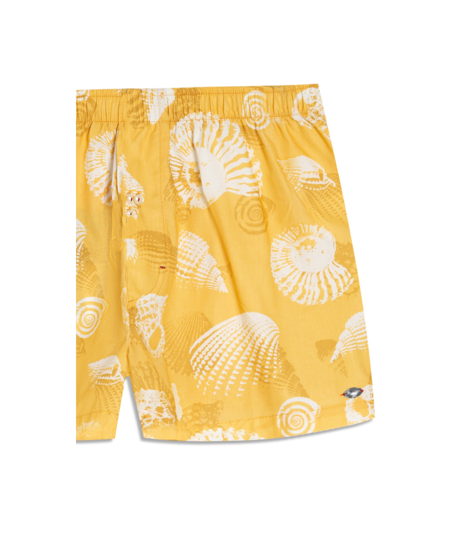 Boxer Algodão Est Shell Amarelo
