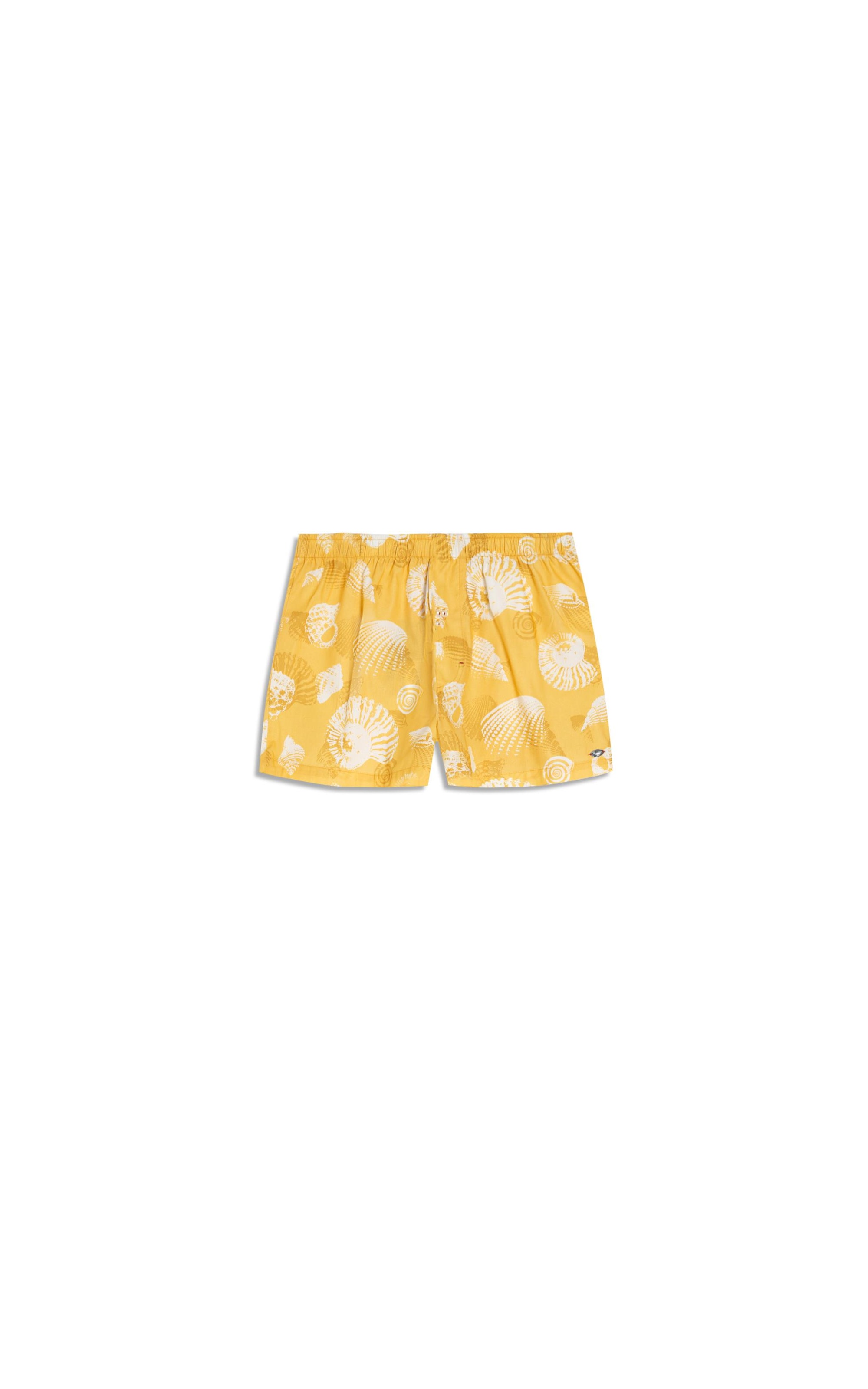 Boxer Algodão Est Shell Amarelo