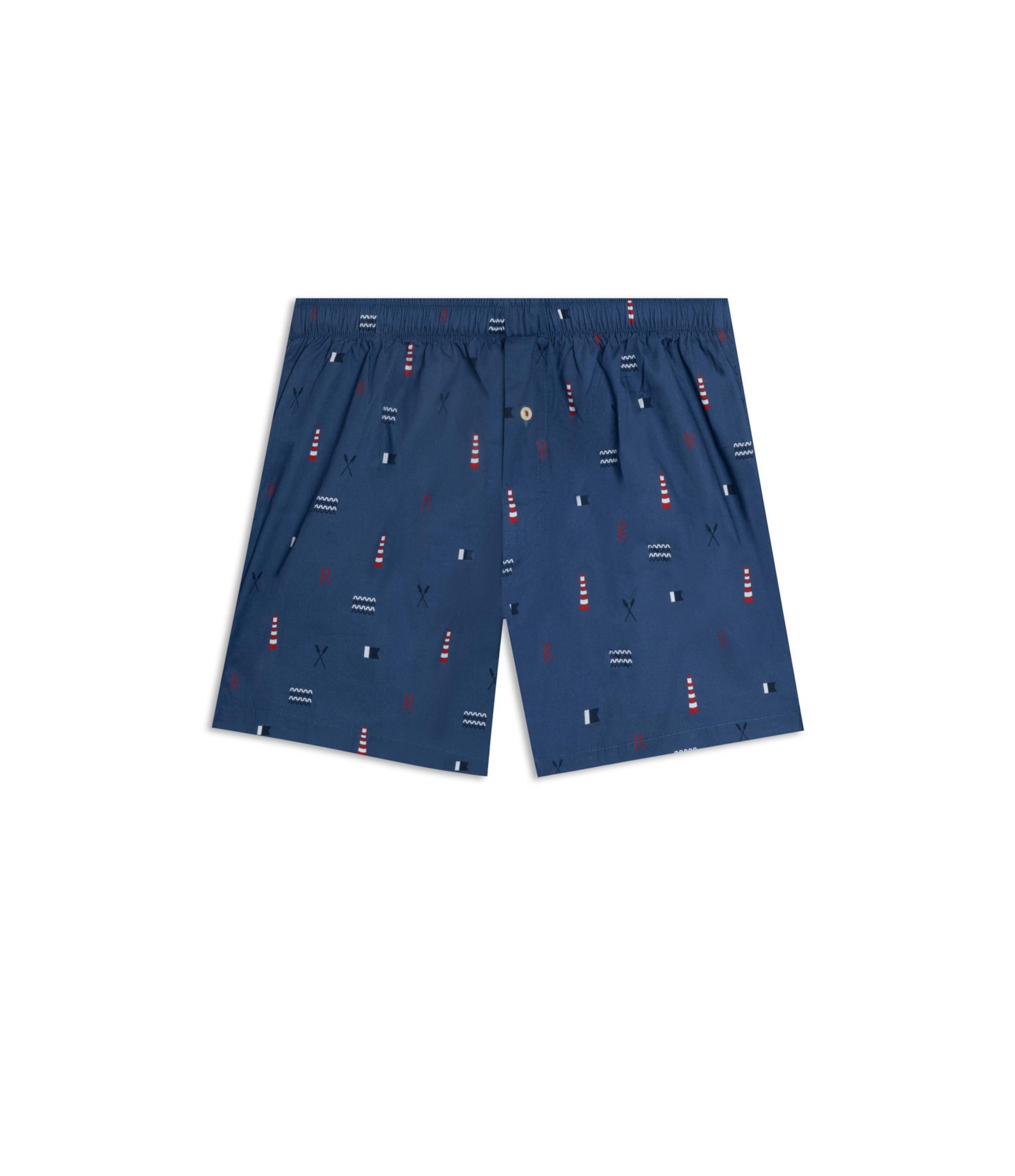  Boxer Algodao Farol Azul Bic