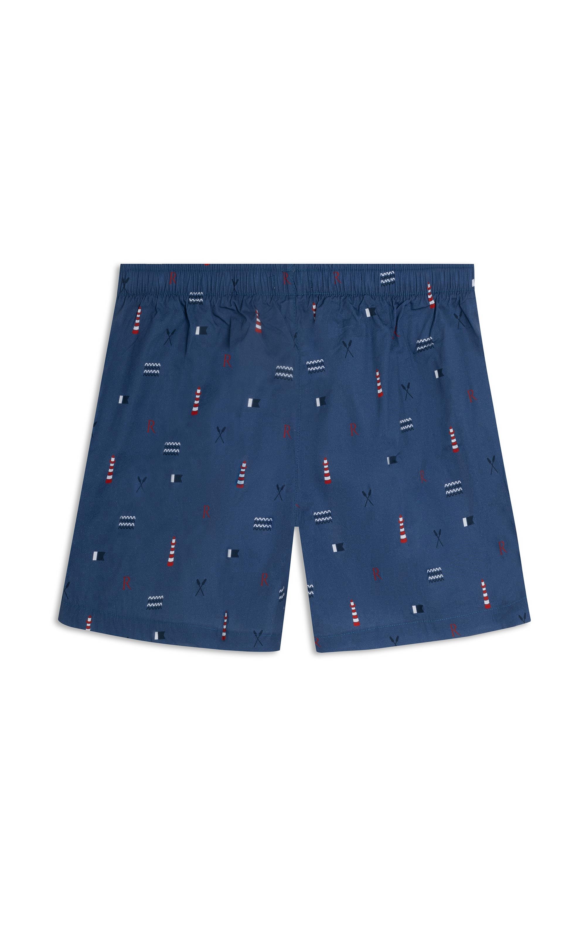  Boxer Algodao Farol Azul Bic