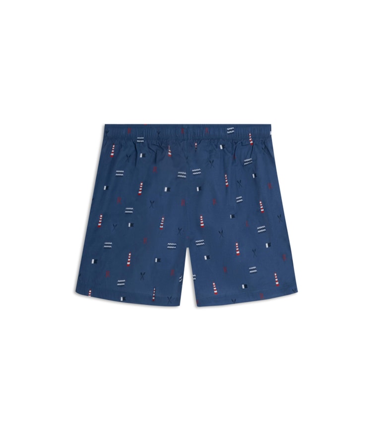  Boxer Algodao Farol Azul Bic