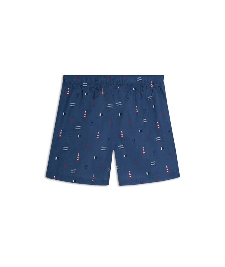  Boxer Algodao Farol Azul Bic