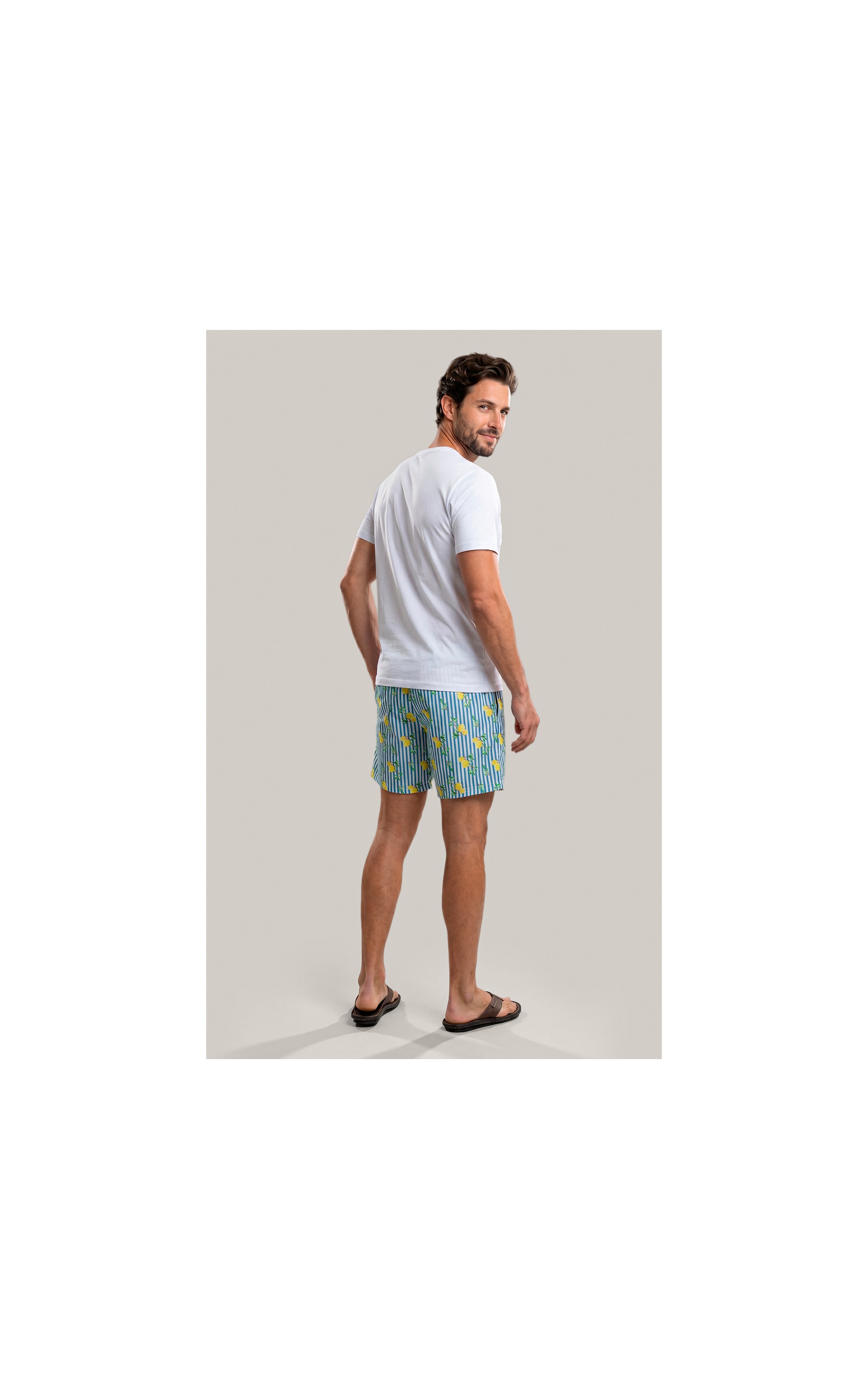 Boxer Algodao Limoni Marinho