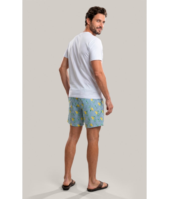 Boxer Algodao Limoni Marinho