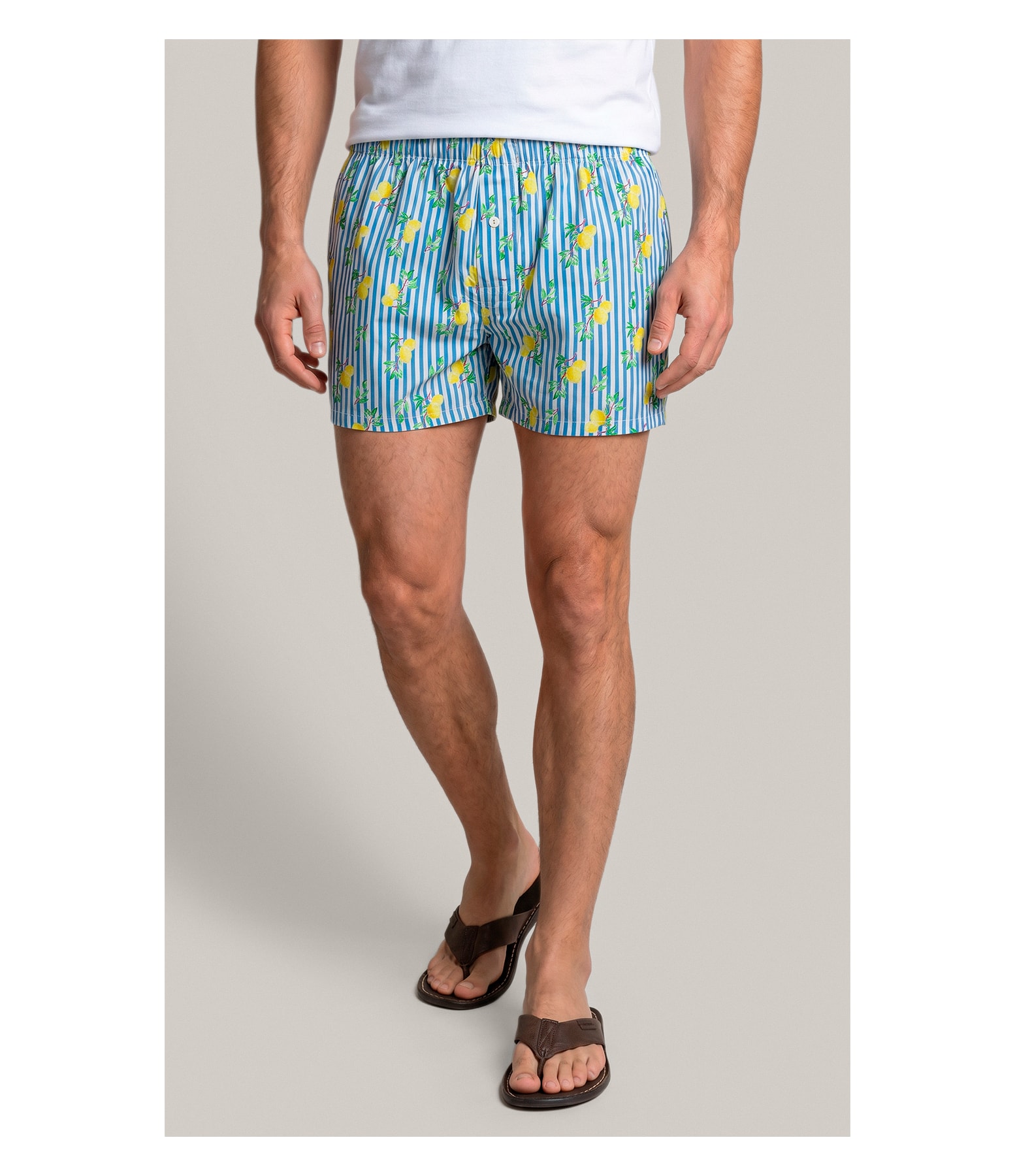 Boxer Algodao Limoni Marinho
