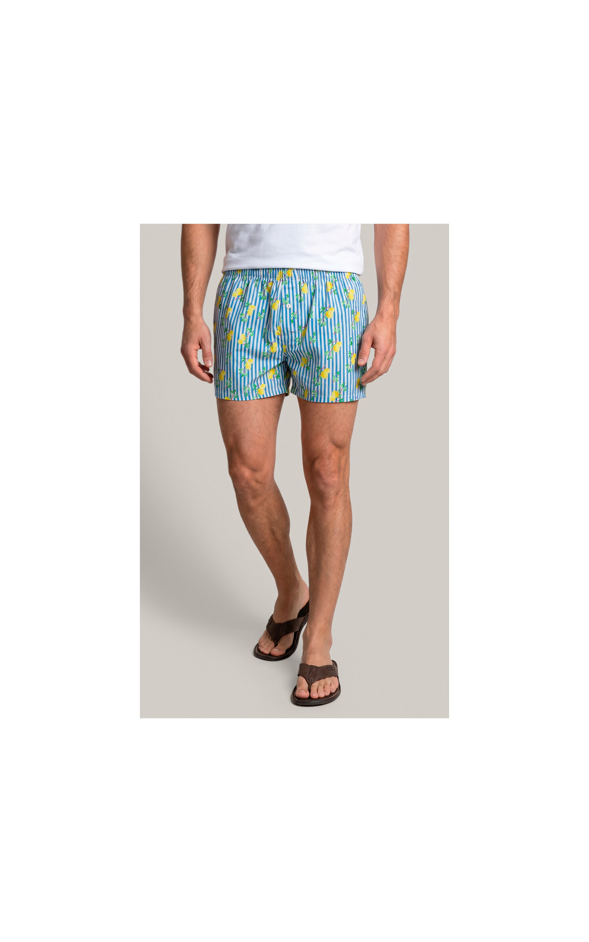 Boxer Algodao Limoni Marinho