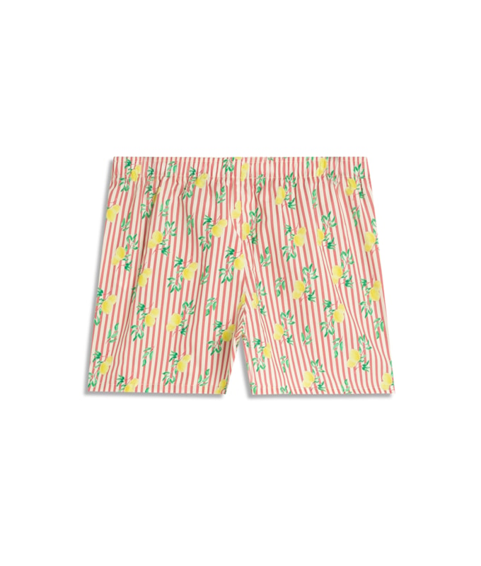 Boxer Algodao Limoni Vermelho Claro