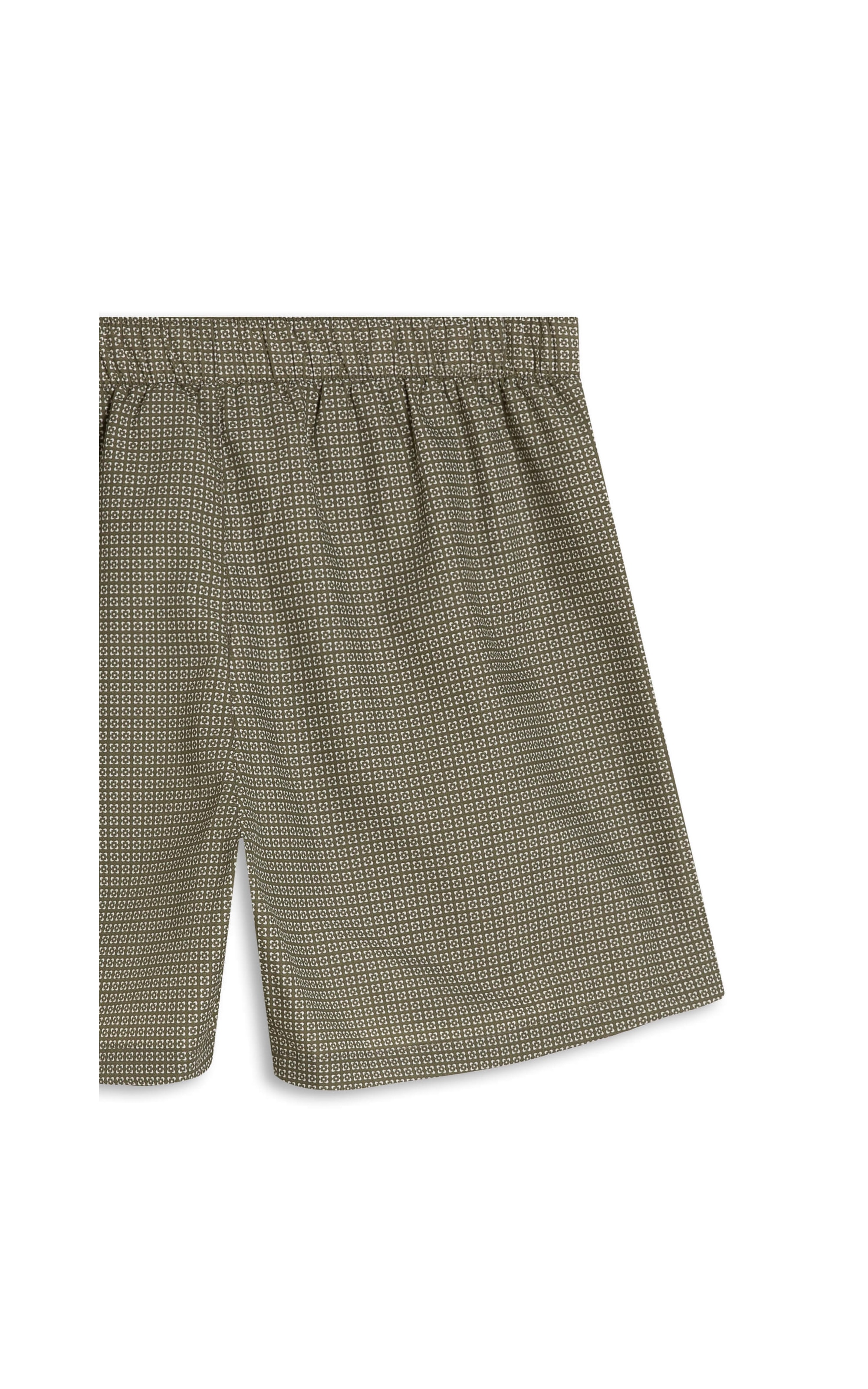 Boxer Algodao Refined Verde Militar