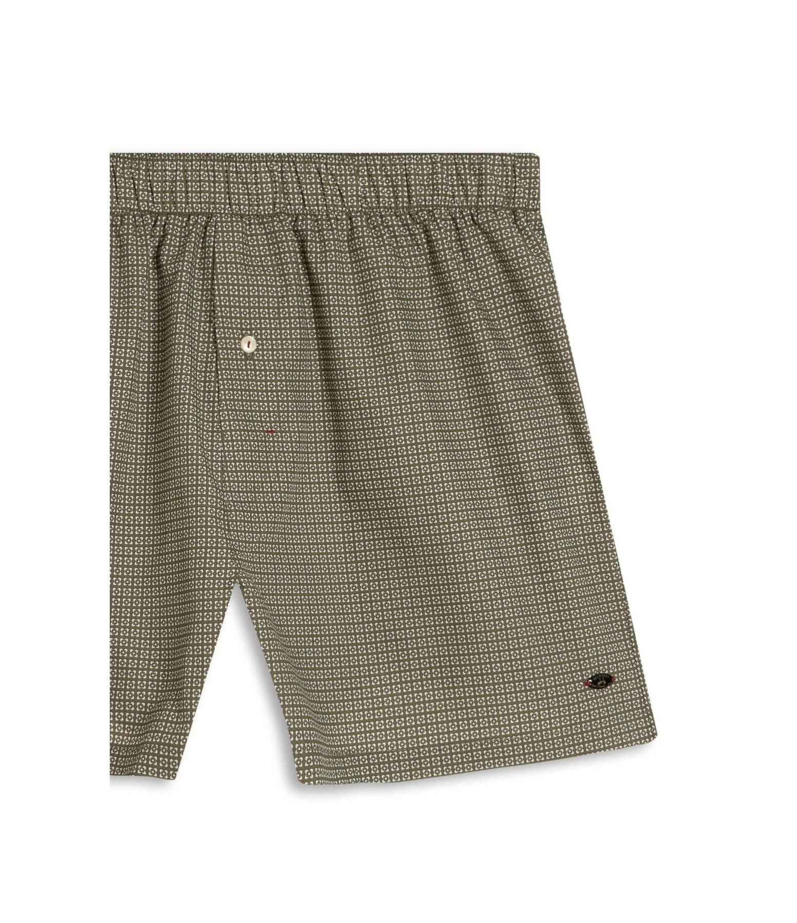 Boxer Algodao Refined Verde Militar