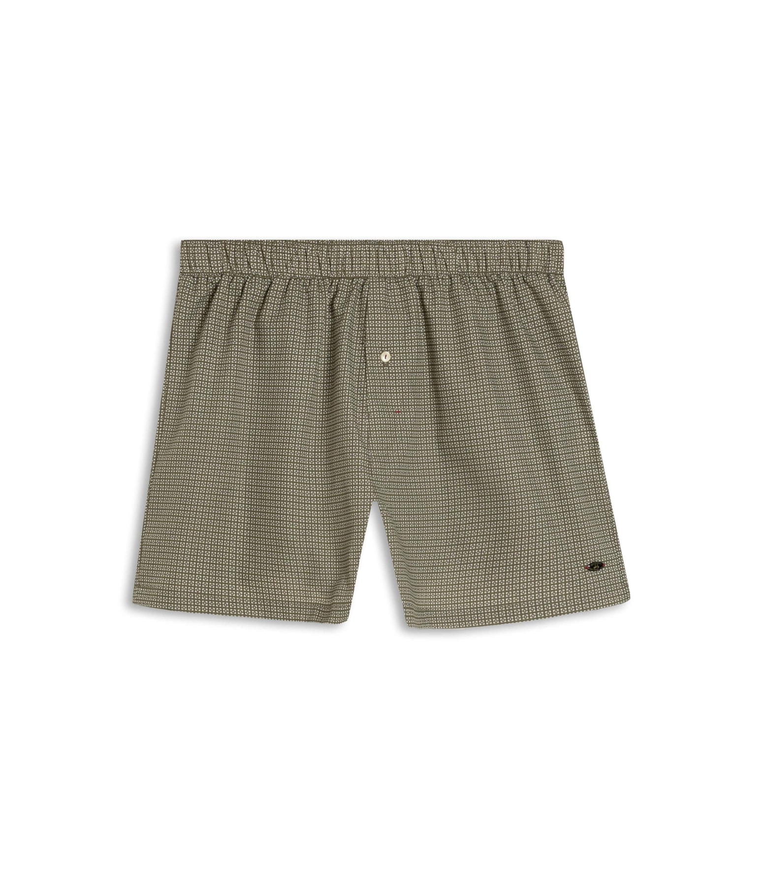 Boxer Algodao Refined Verde Militar