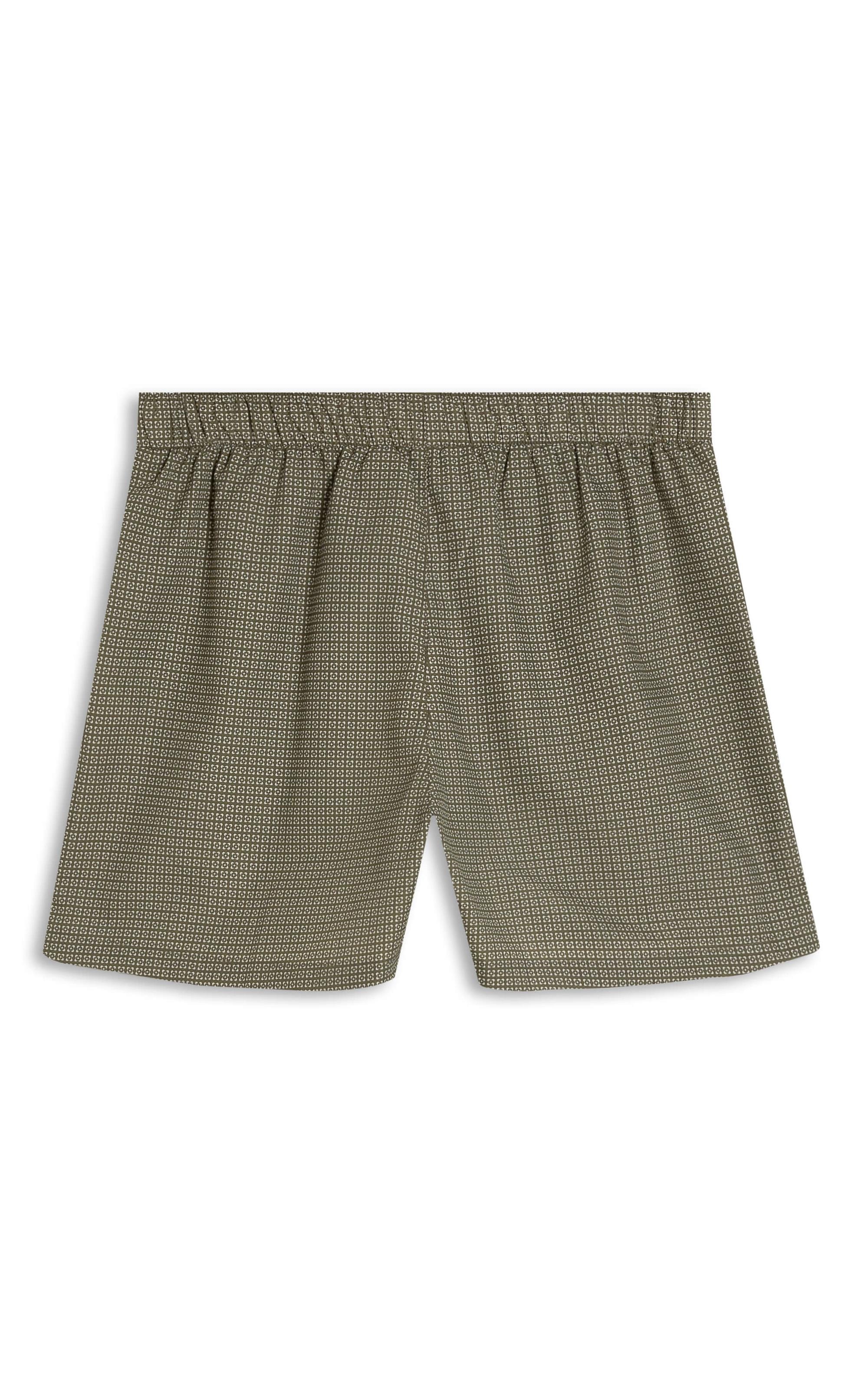 Boxer Algodao Refined Verde Militar