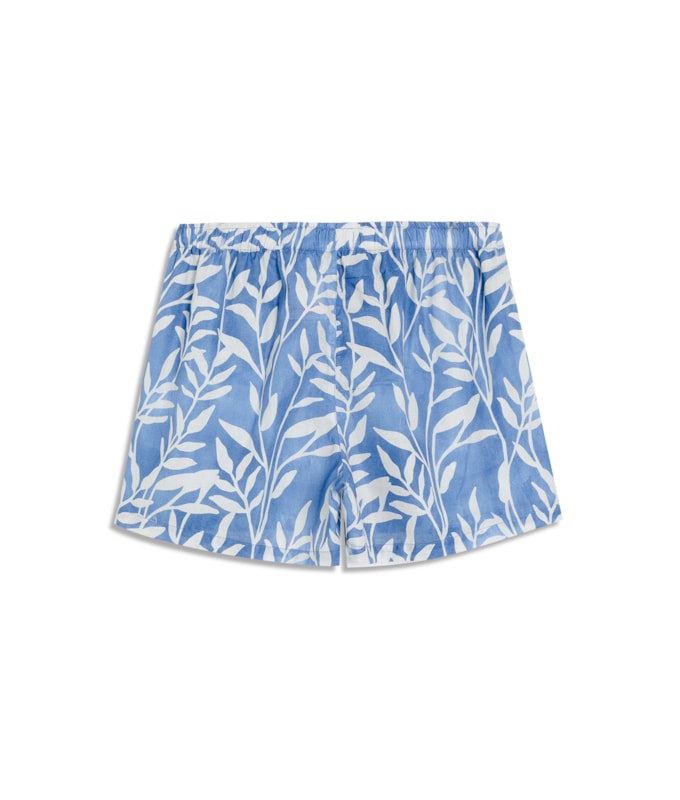 Boxer Algodao Seaweed Azul Bic