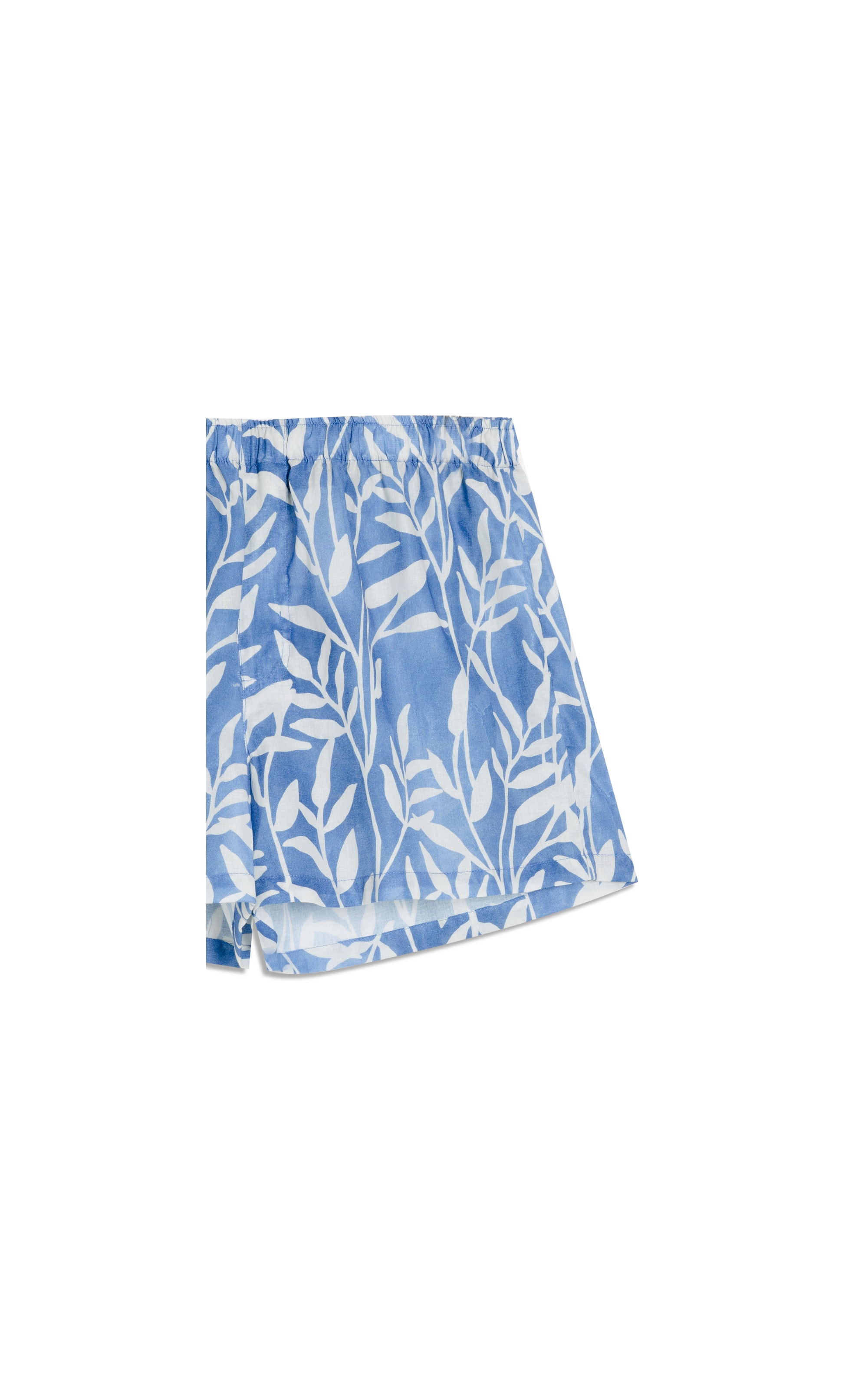 Boxer Algodao Seaweed Azul Bic
